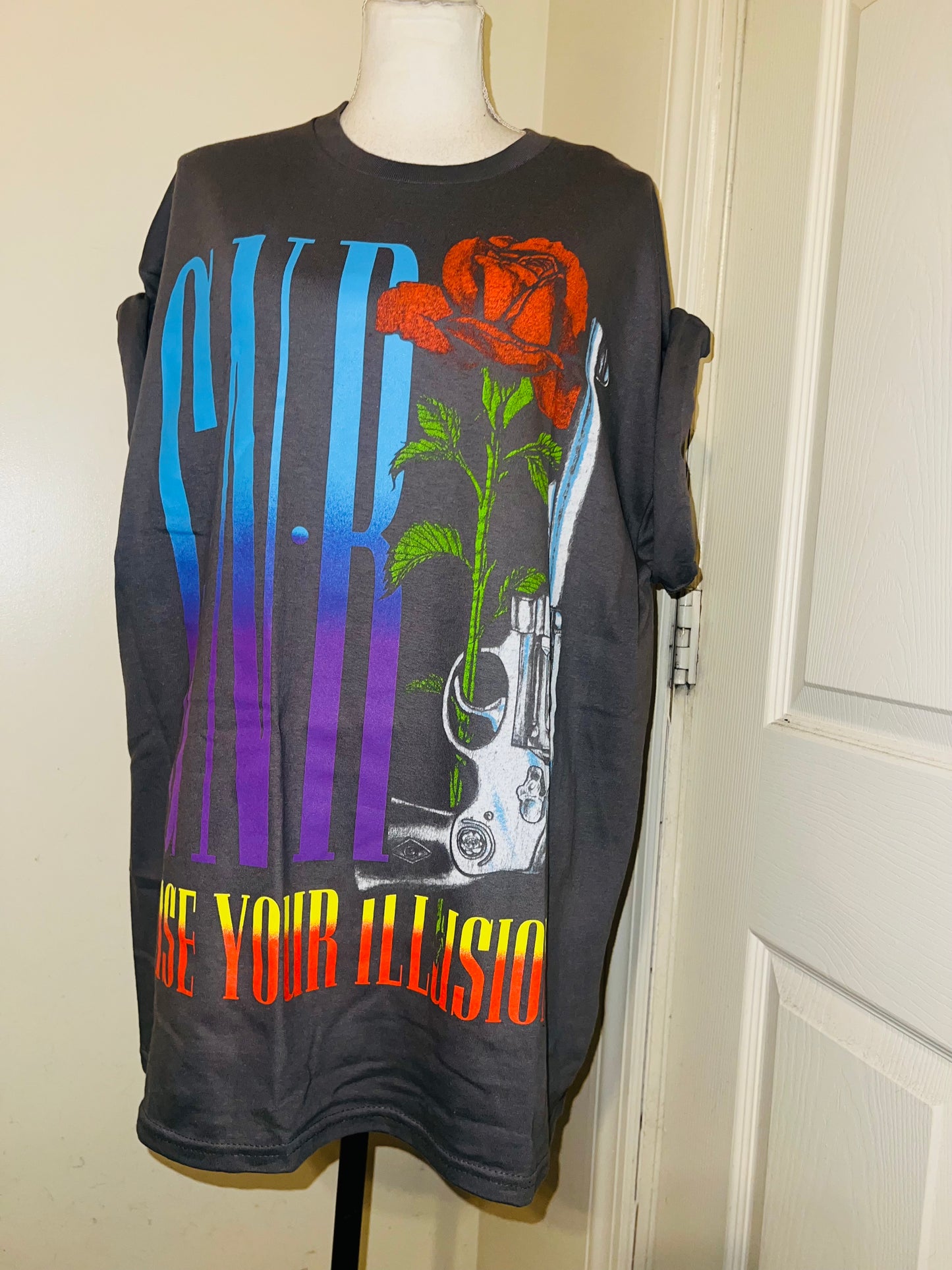 Guns N’ Roses Oversized Distressed Tee