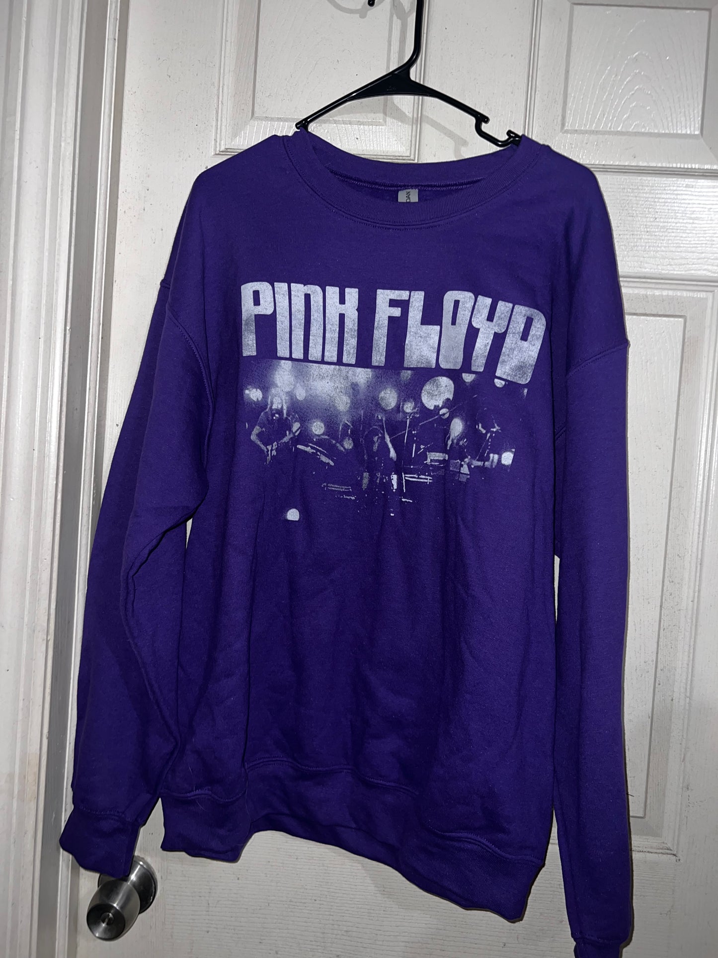 Pink Floyd Oversized Distreseed Sweatshirt