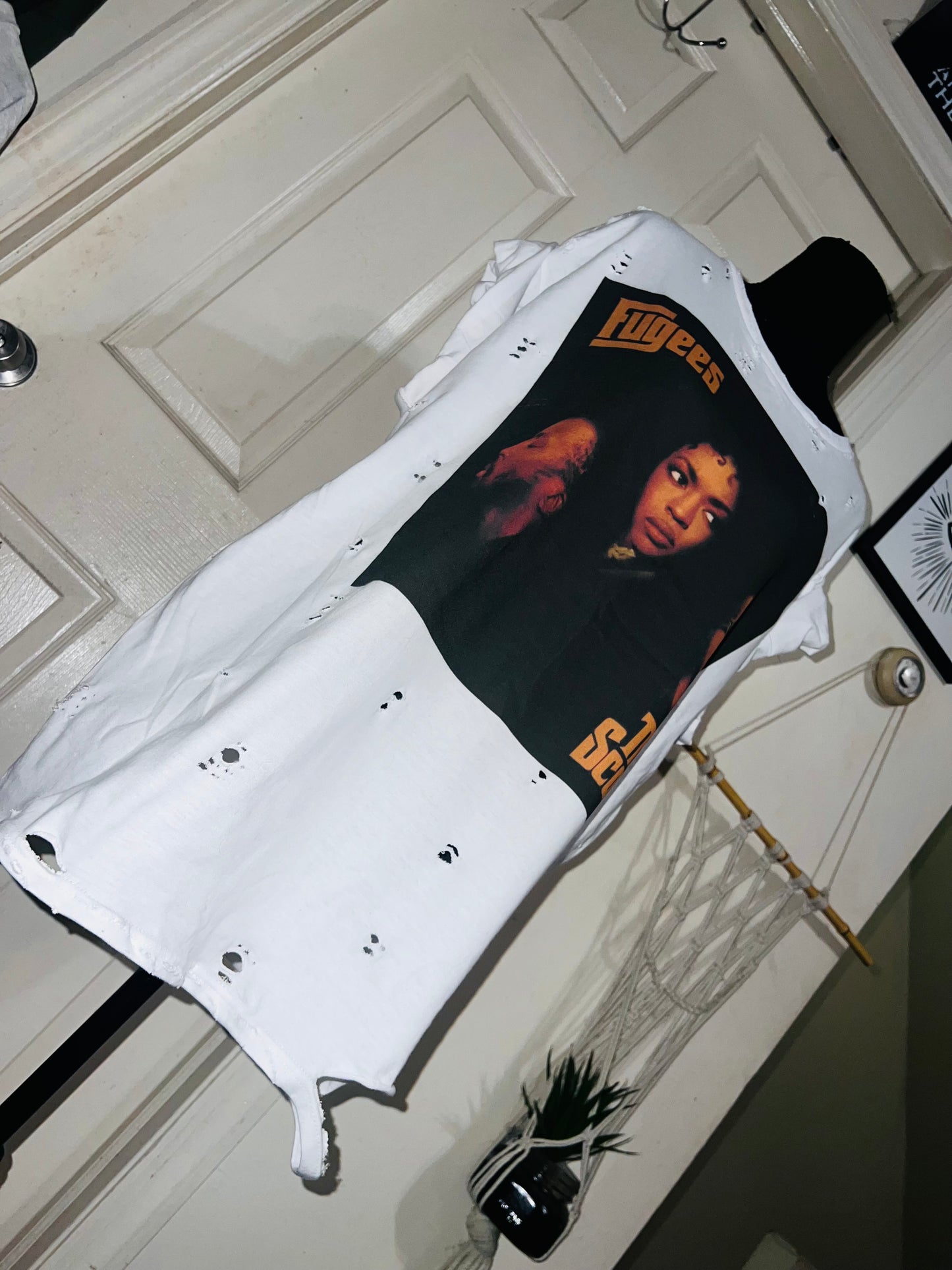 Fugees Oversized Distressed Tee