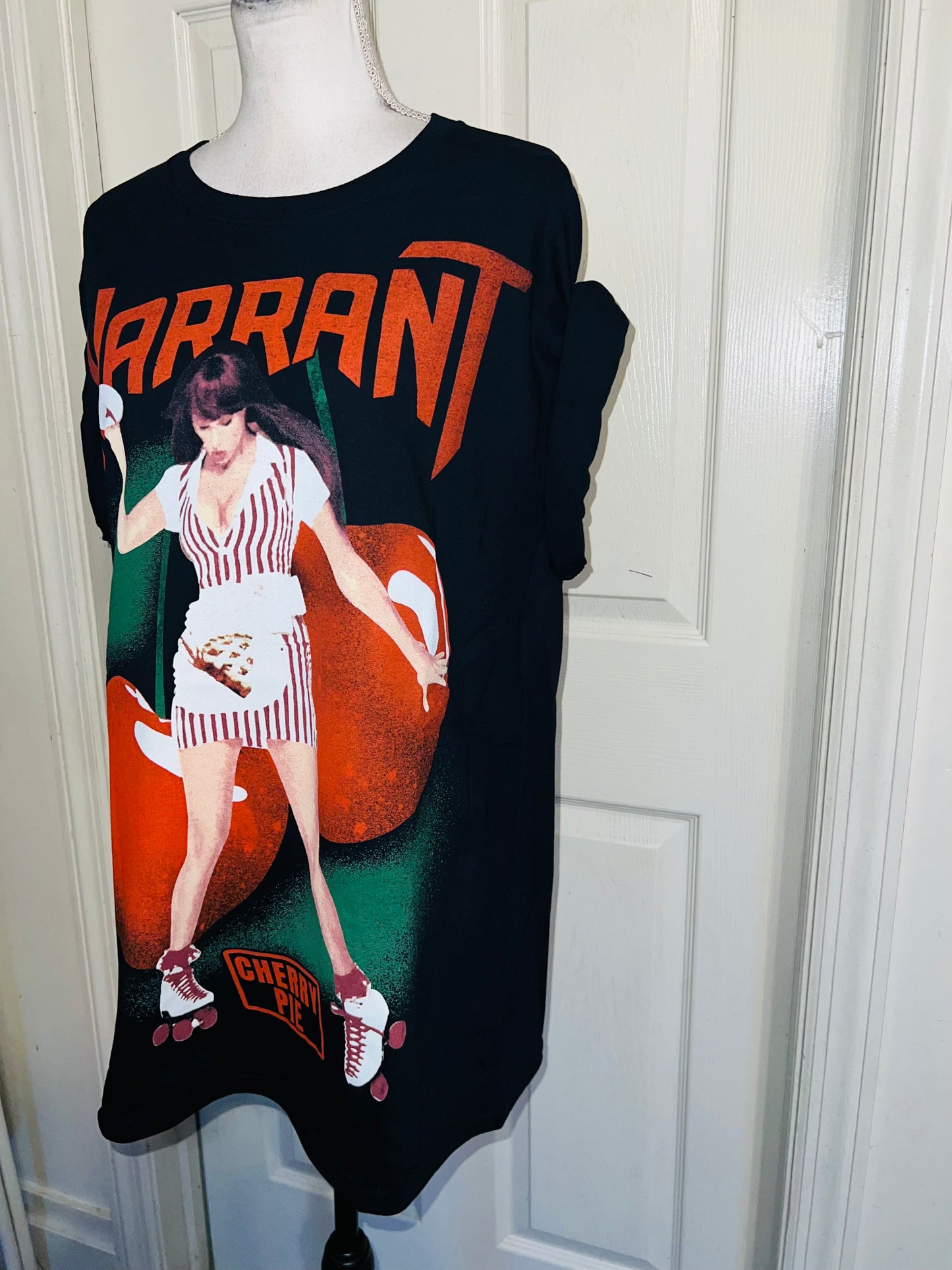 Warrant Double Sided Oversized Distressed Tee