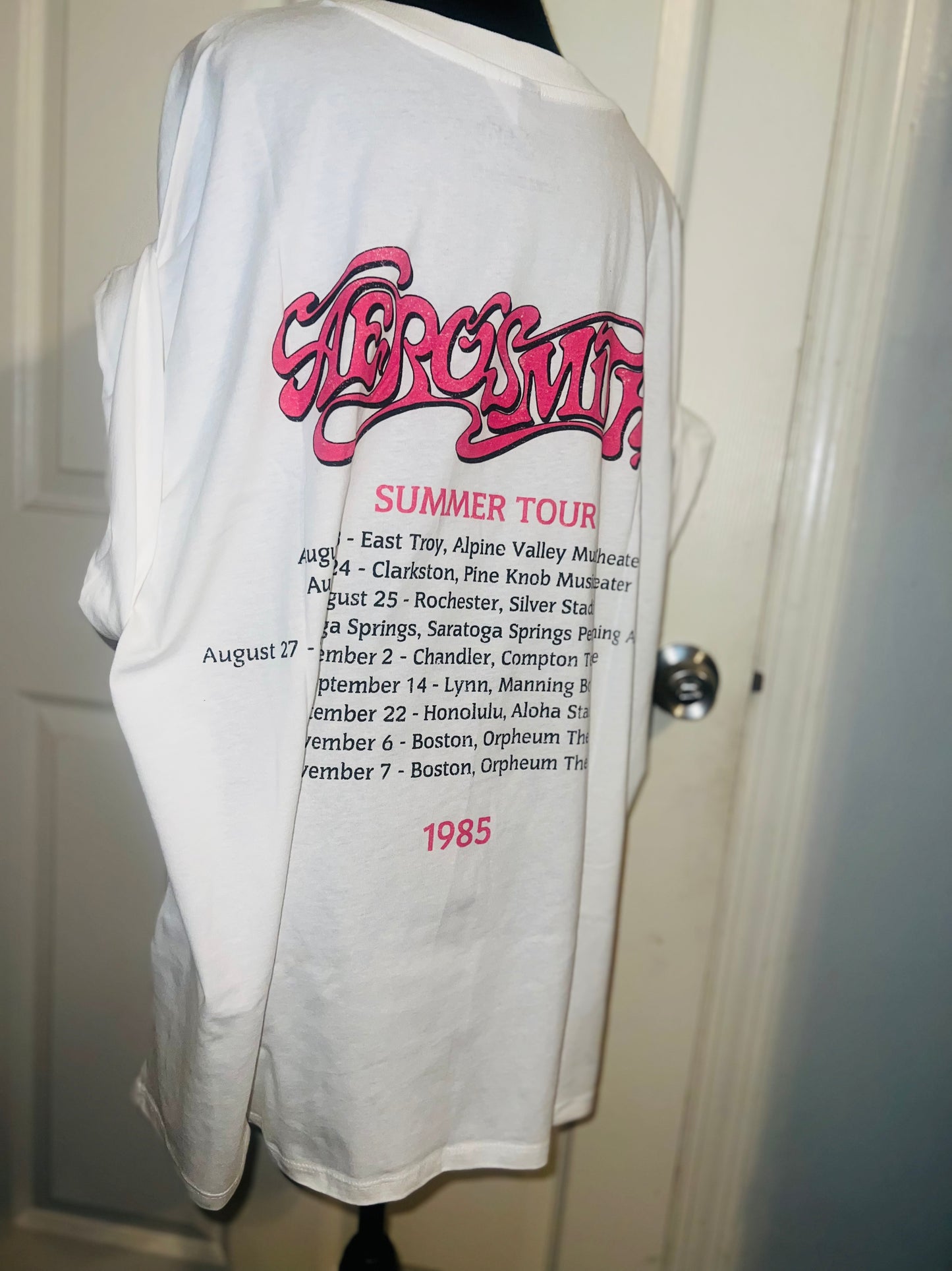 Aerosmith Double Sided Oversized Tee