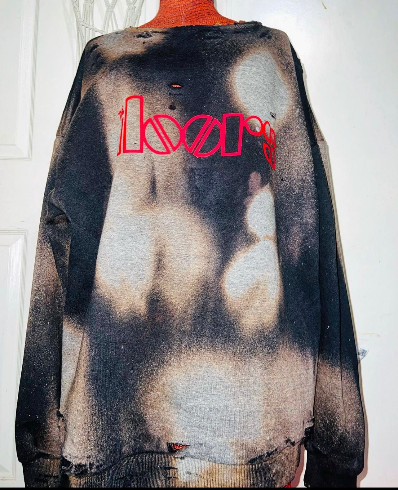 The Doors Oversized Distressed Sweatshirt