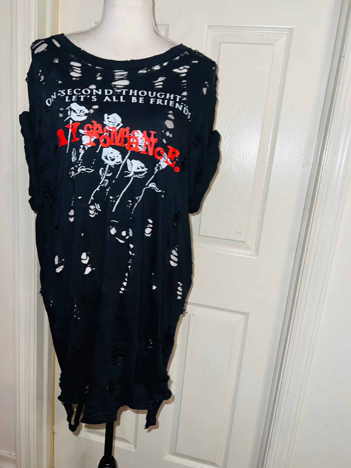 My Chemical Romance Oversized Distressed Tee