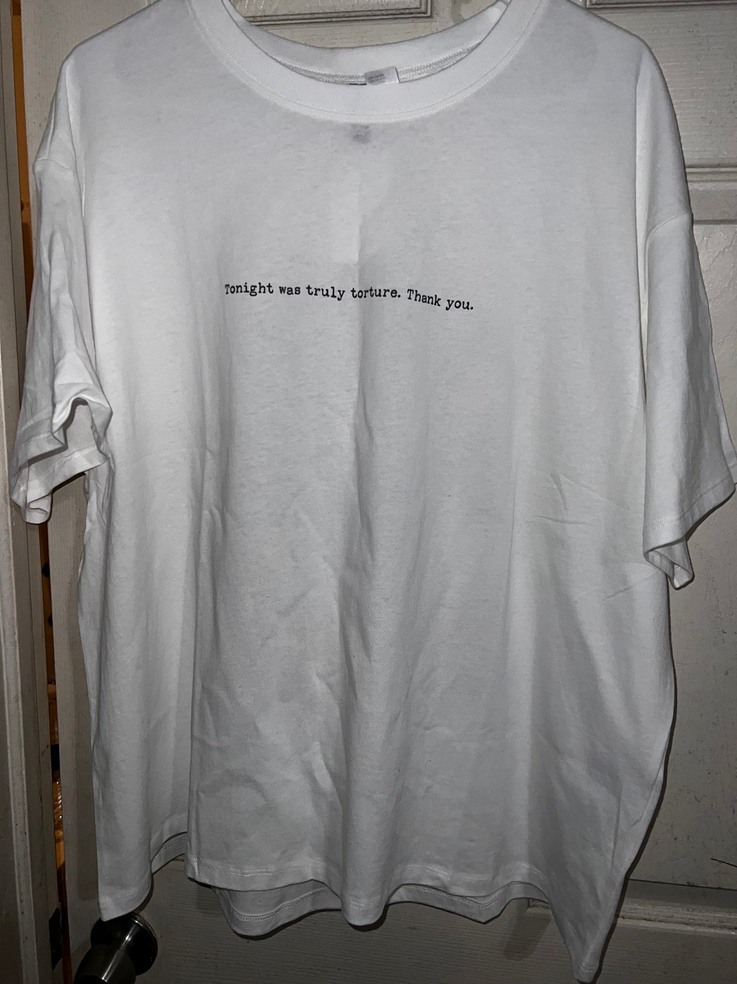 “Today was torture” Wednesday/The Addams Family Oversized Distressed Tee