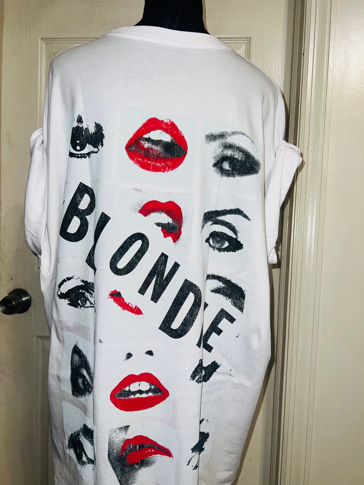 Blondie Double SIded Oversized Distressed Tee