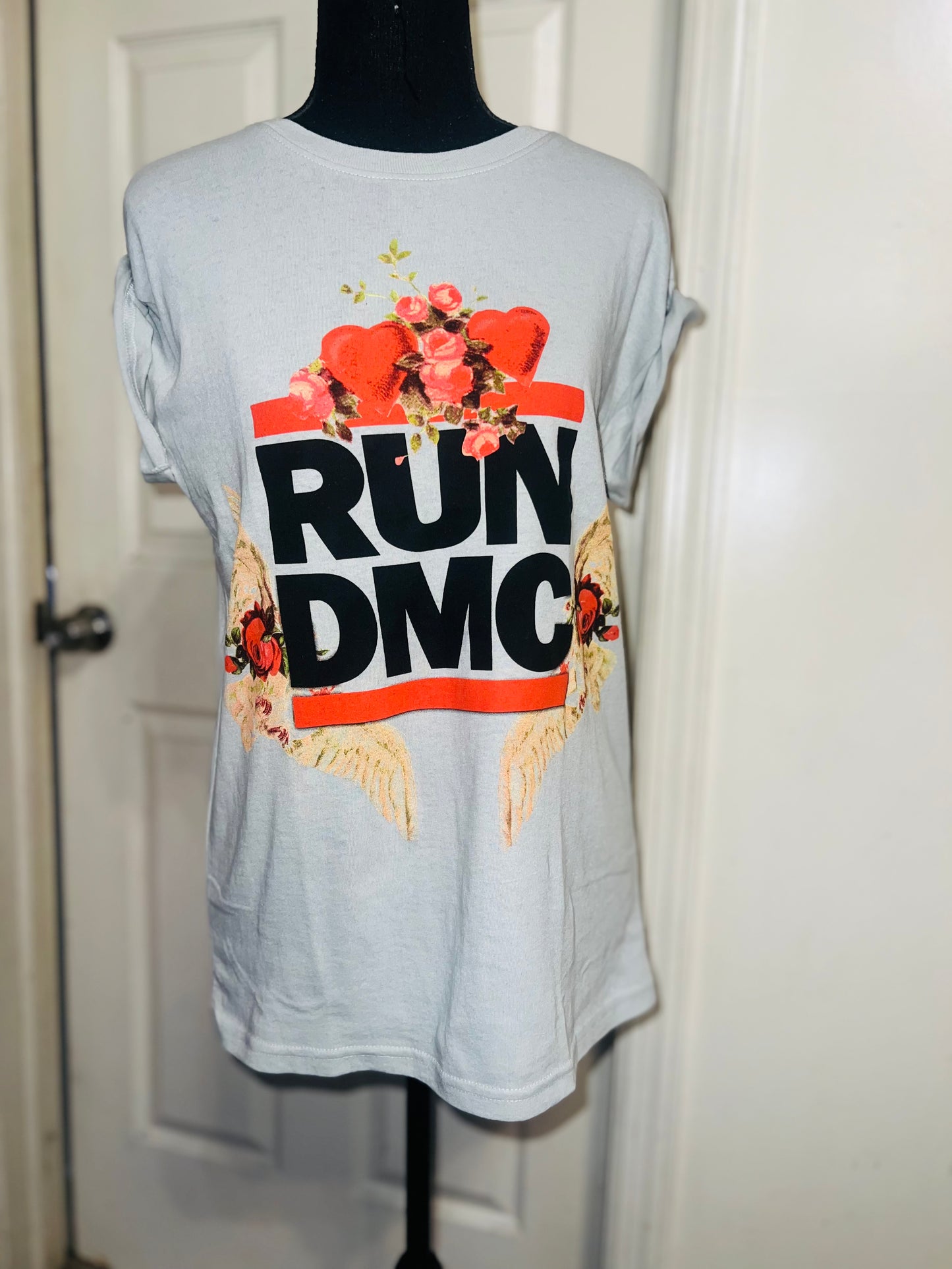 Run DMC Oversized Distressed Tee