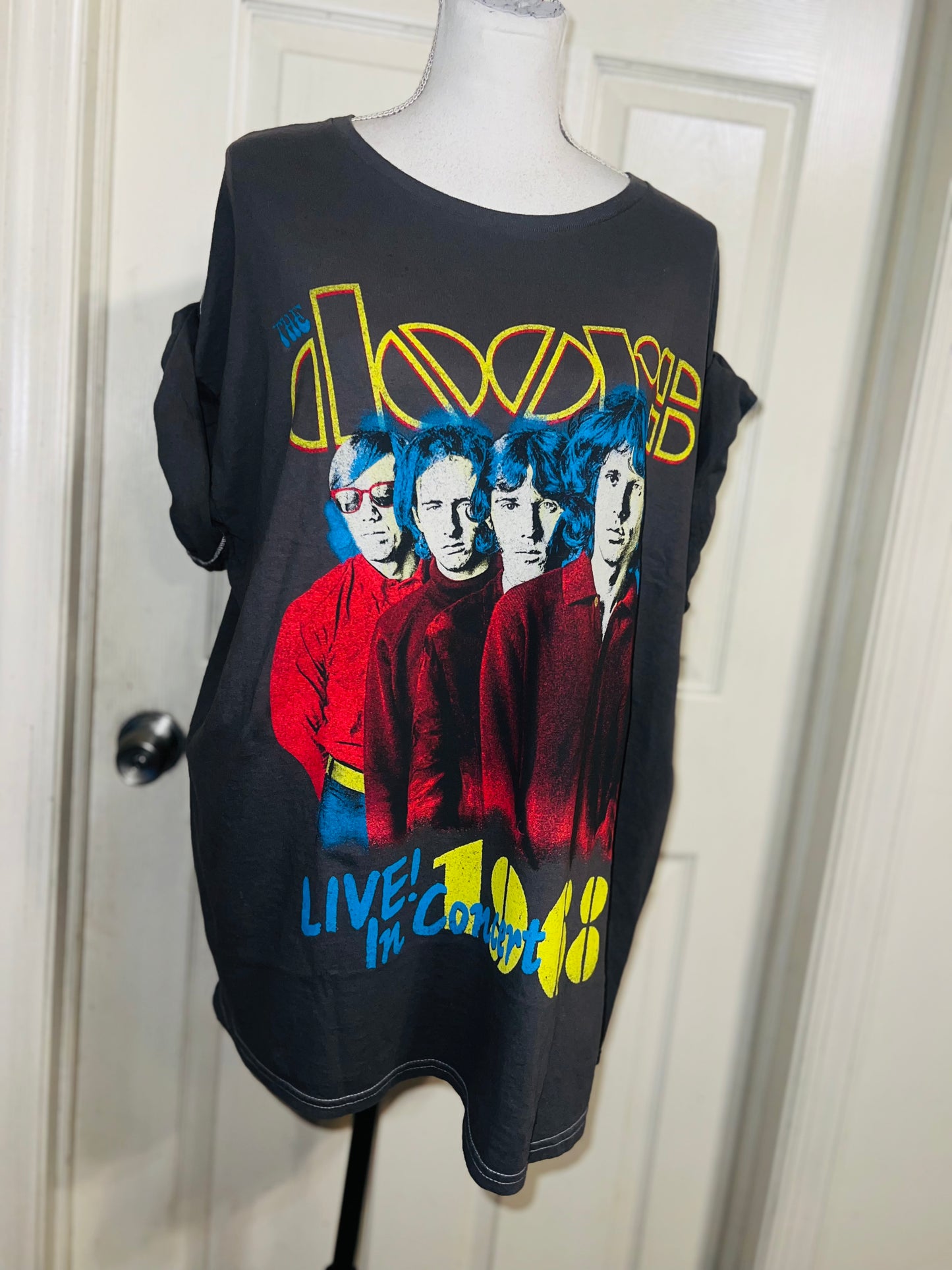 The Doors Double Sided Oversized Distressed Tee