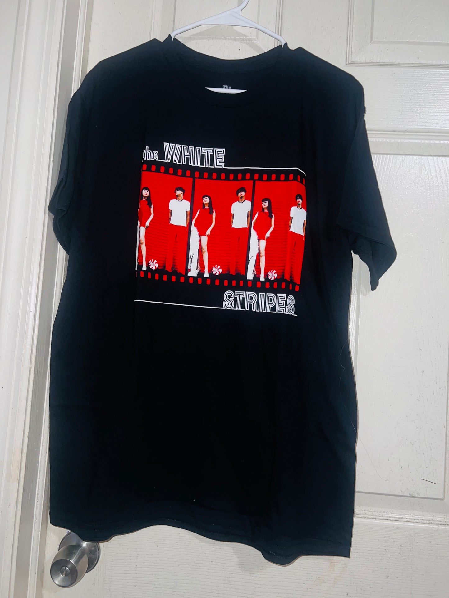The White Stripes Self Titled Oversized Distressed Tee