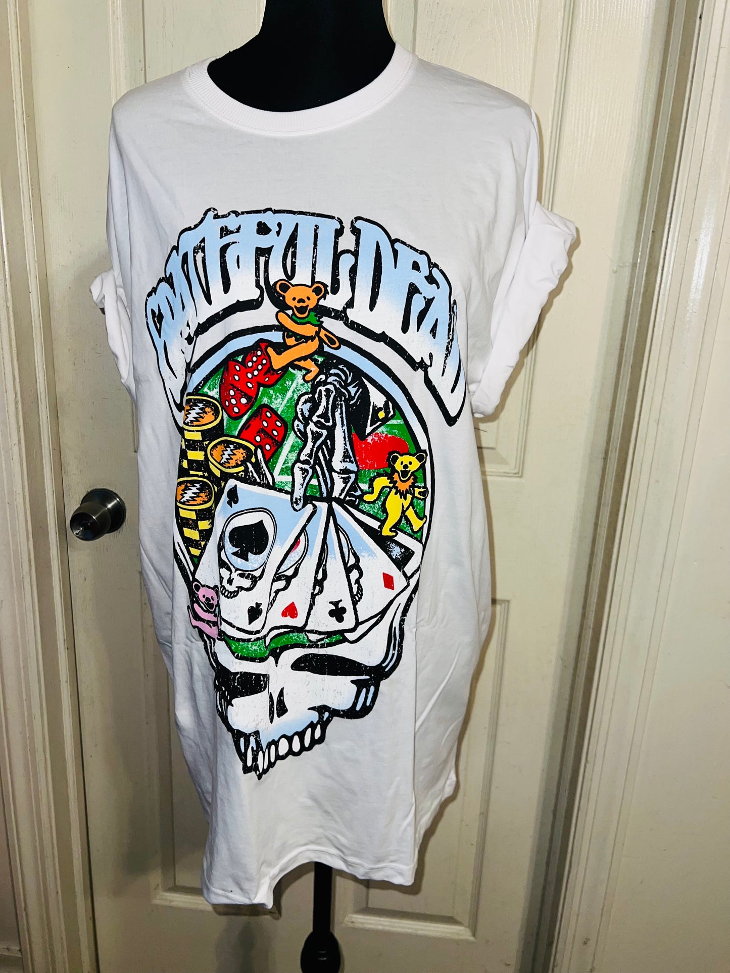 Grateful Dead Oversized Distressed Tee