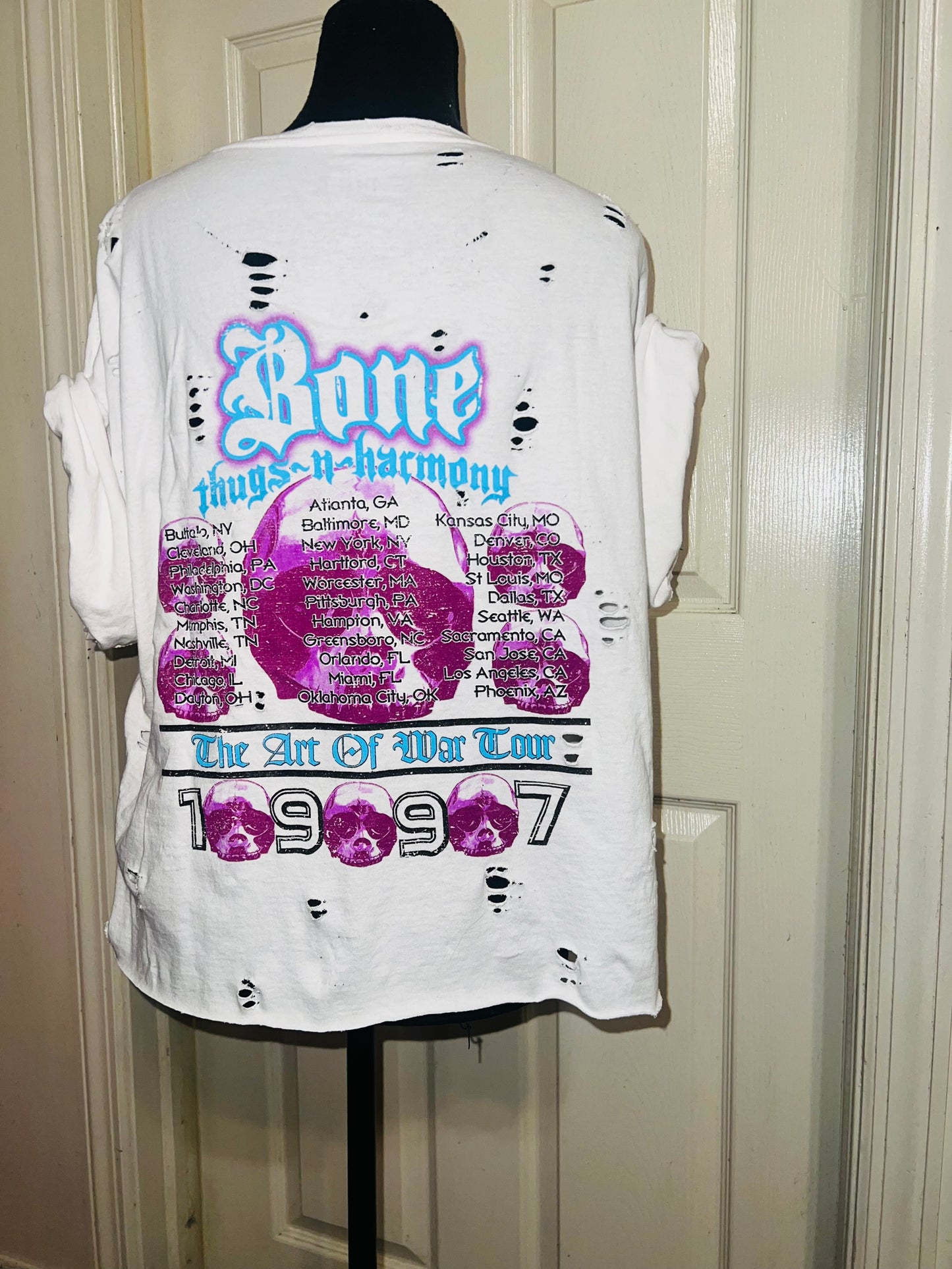 (Copy) Bone Thugs n Harmony Double Sided Oversized Distressed Tee