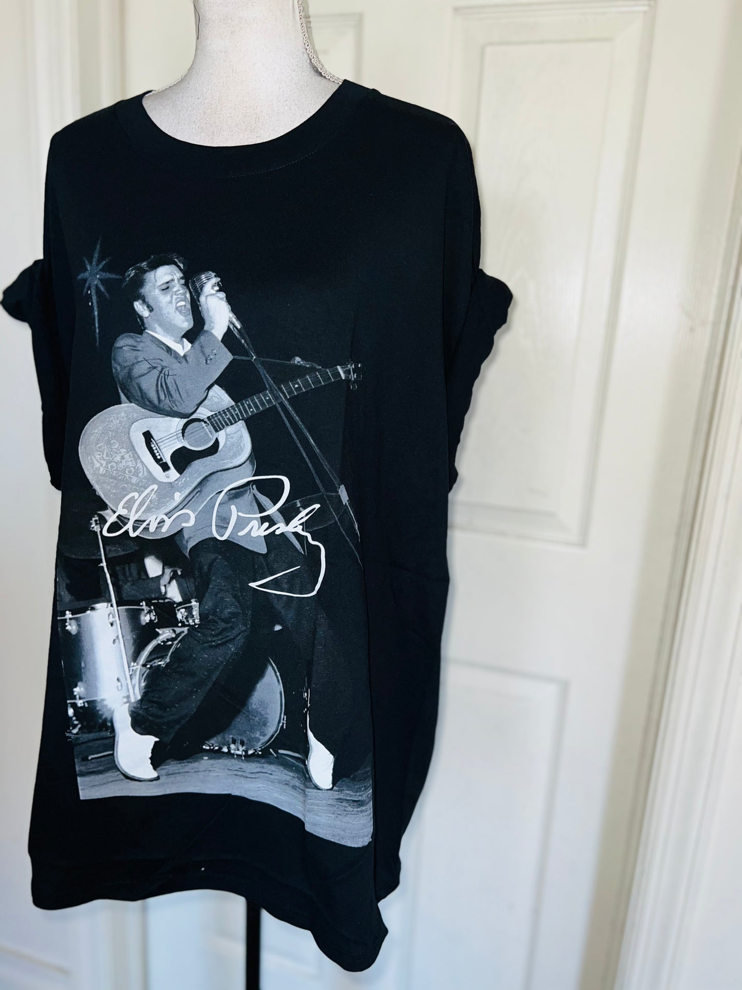Elvis Presley Oversized Distressed Tee
