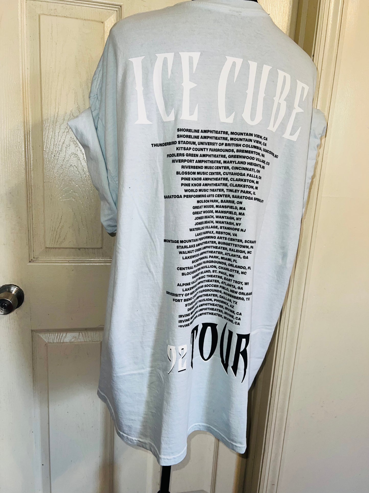 Ice Cube Double Sided Oversized Distressed Tee