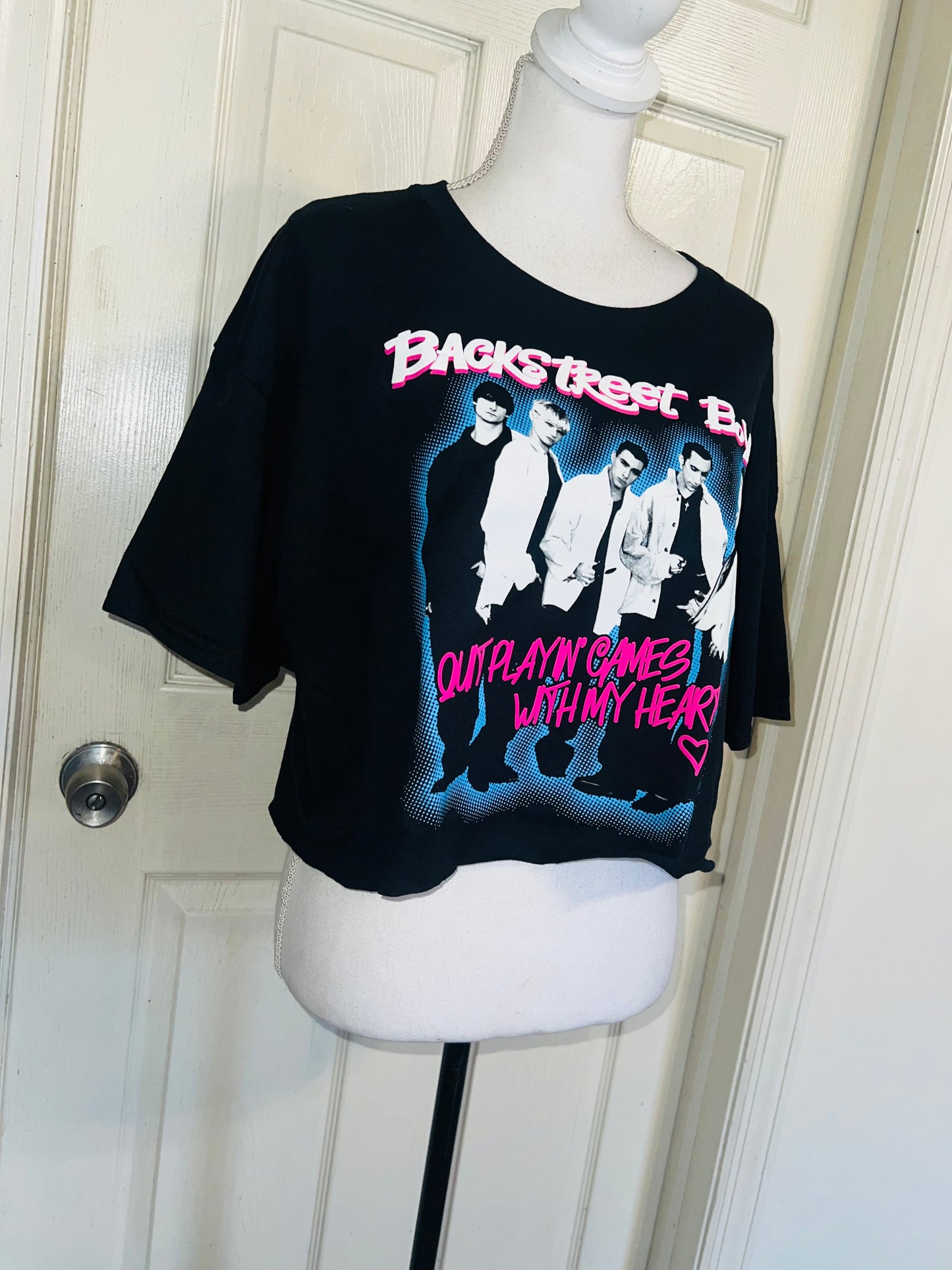Backstreet Boys Oversized Distressed Tee