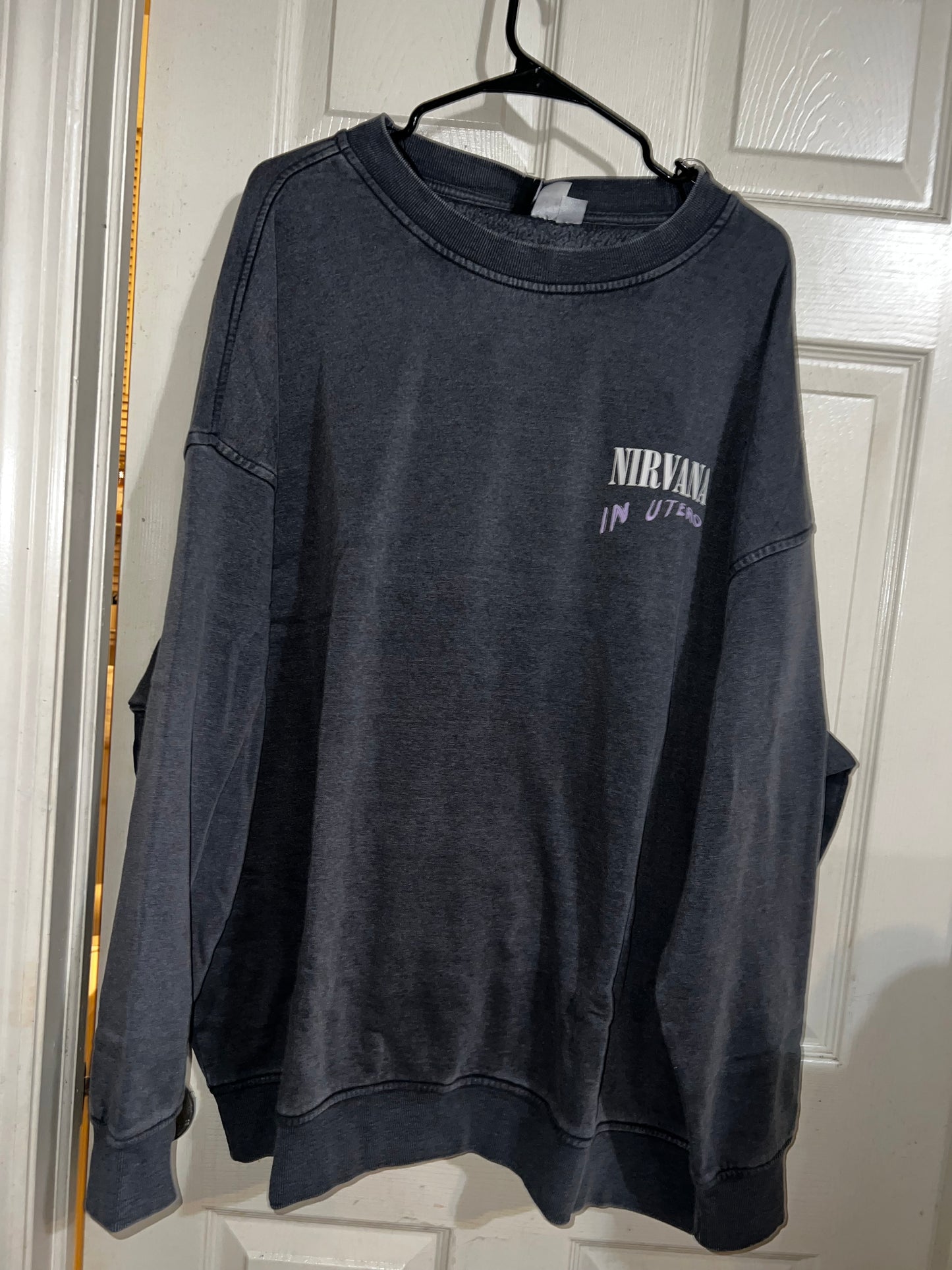 Nirvana Oversized Double Sided Sweatshirt