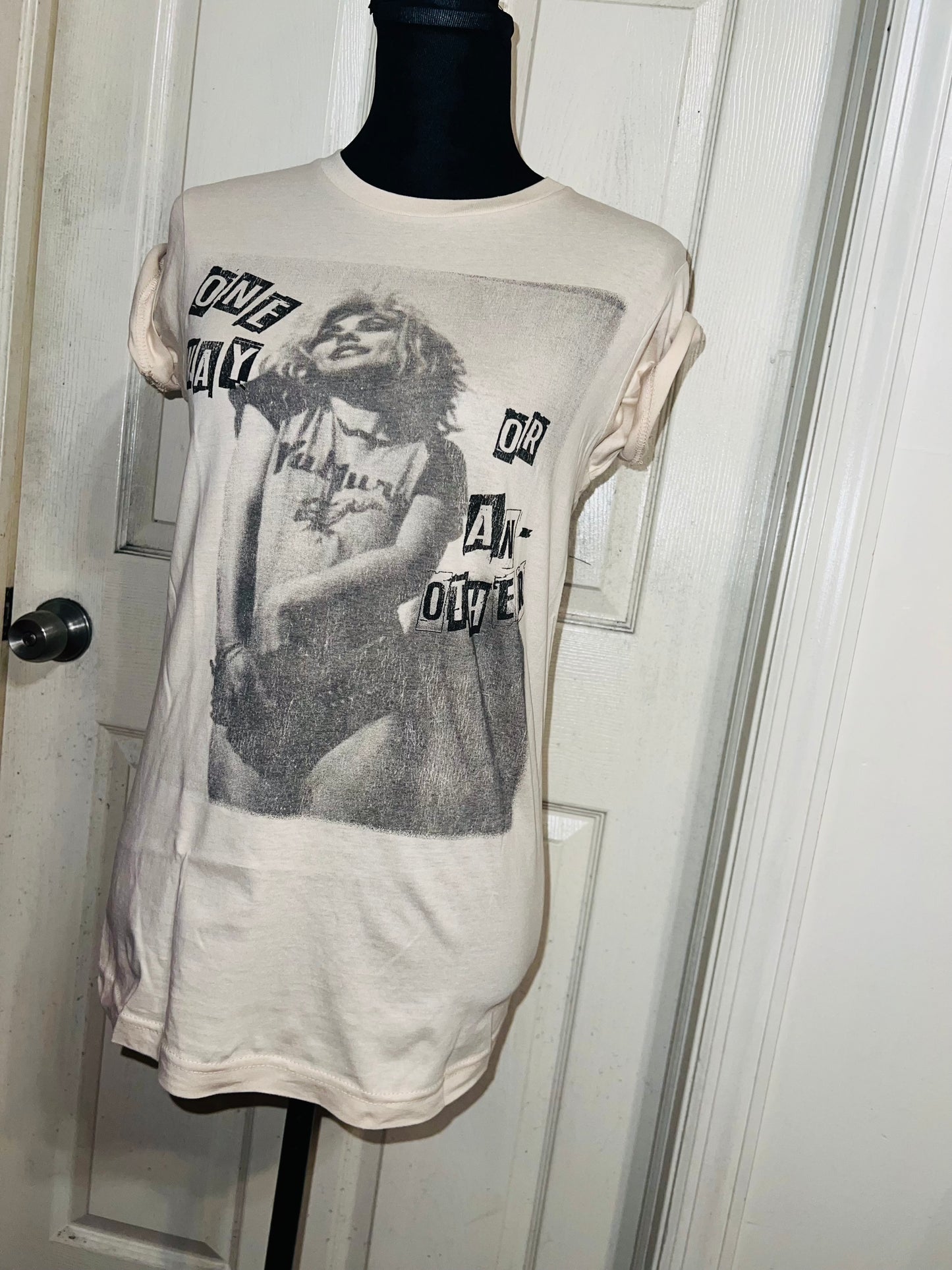 Blondie Oversized Distressed T-Shirt
