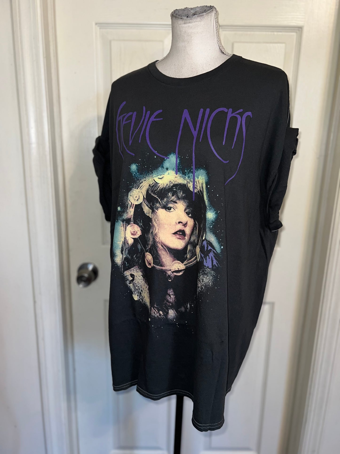 Stevie Nicks Oversized Distressed Tee