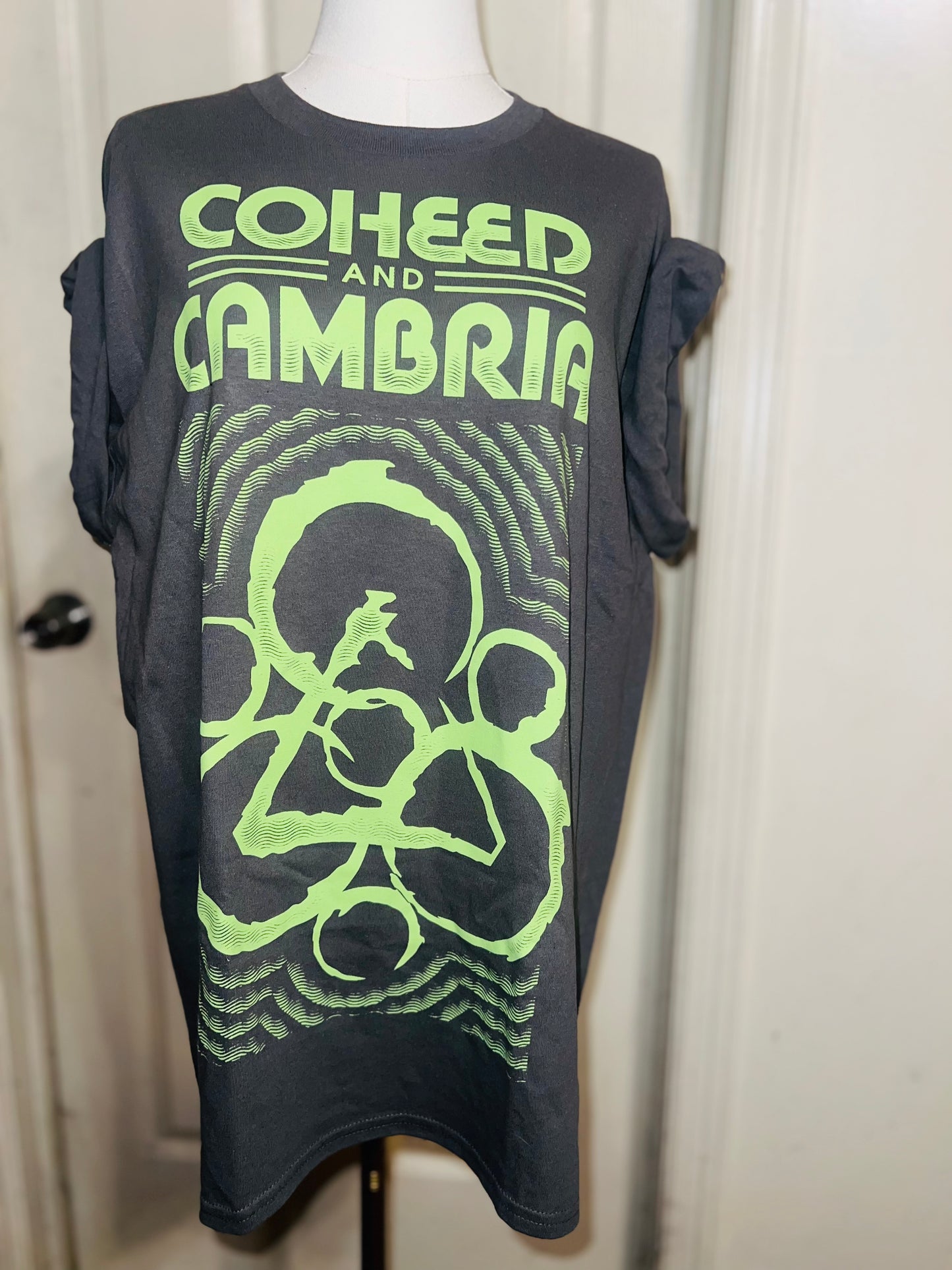Coheed & Cambria Oversized Distressed Tee