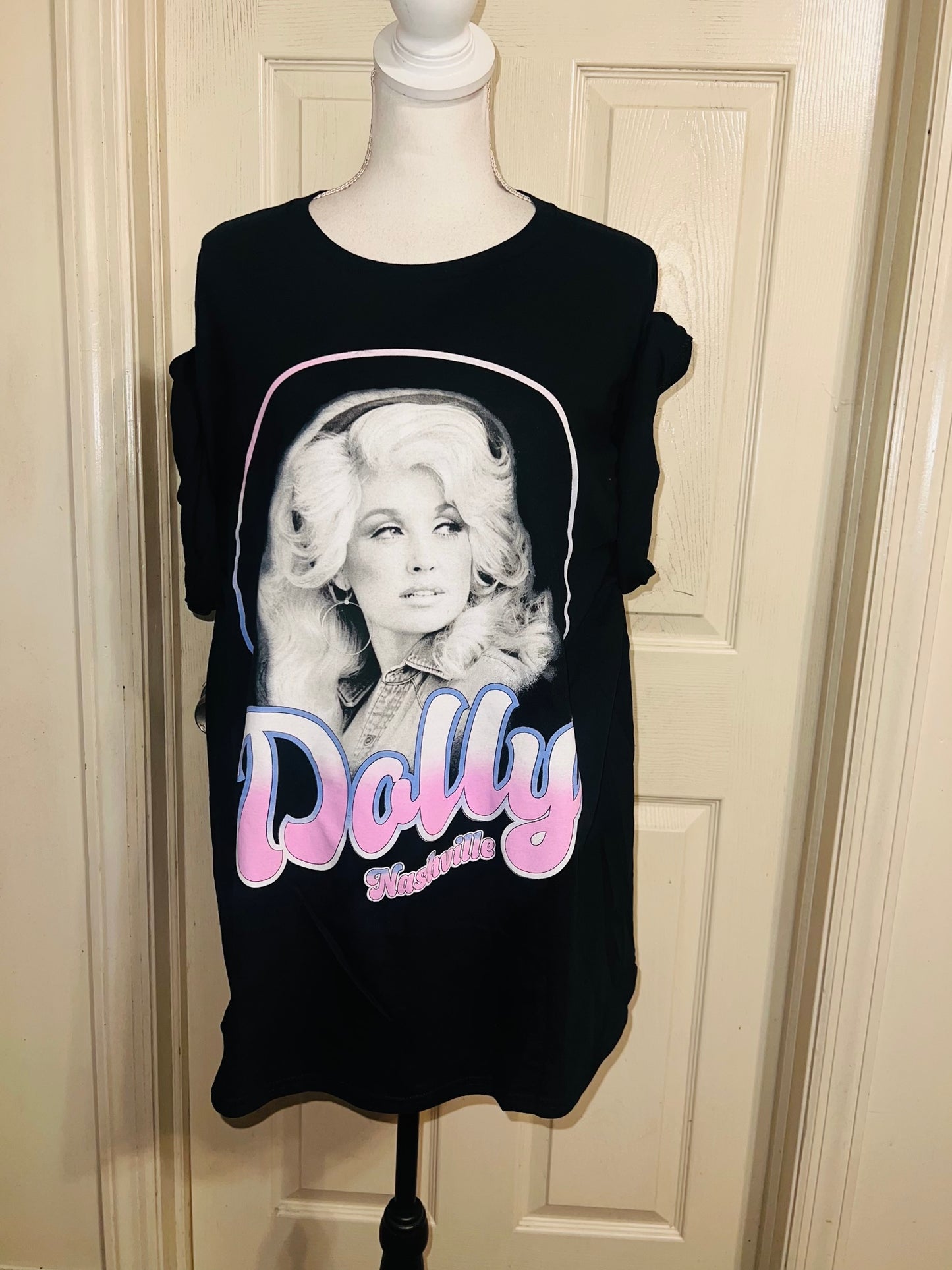 Dolly Parton Oversized Distressed Tee