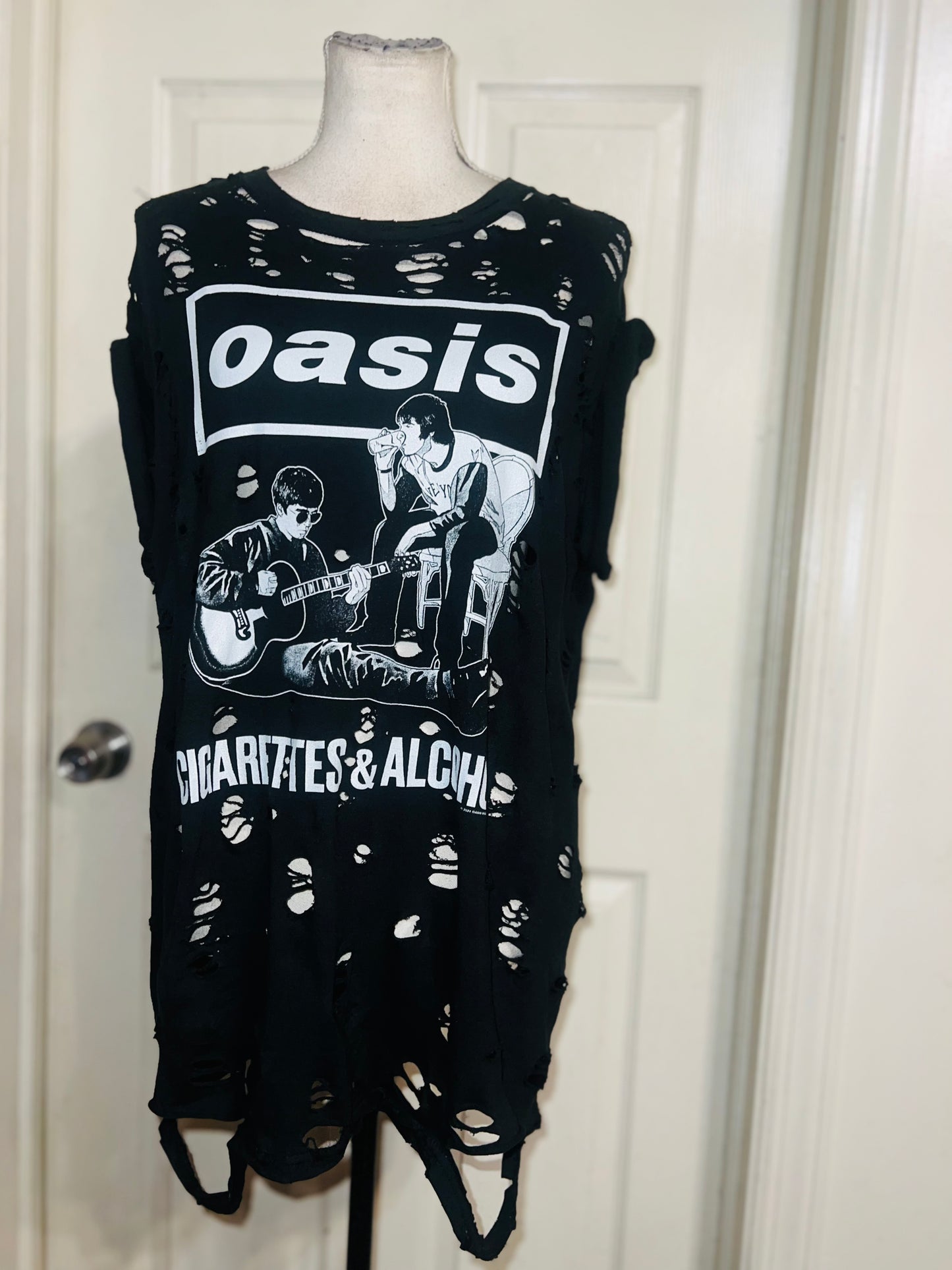 Oasis Oversized Distressed Tee
