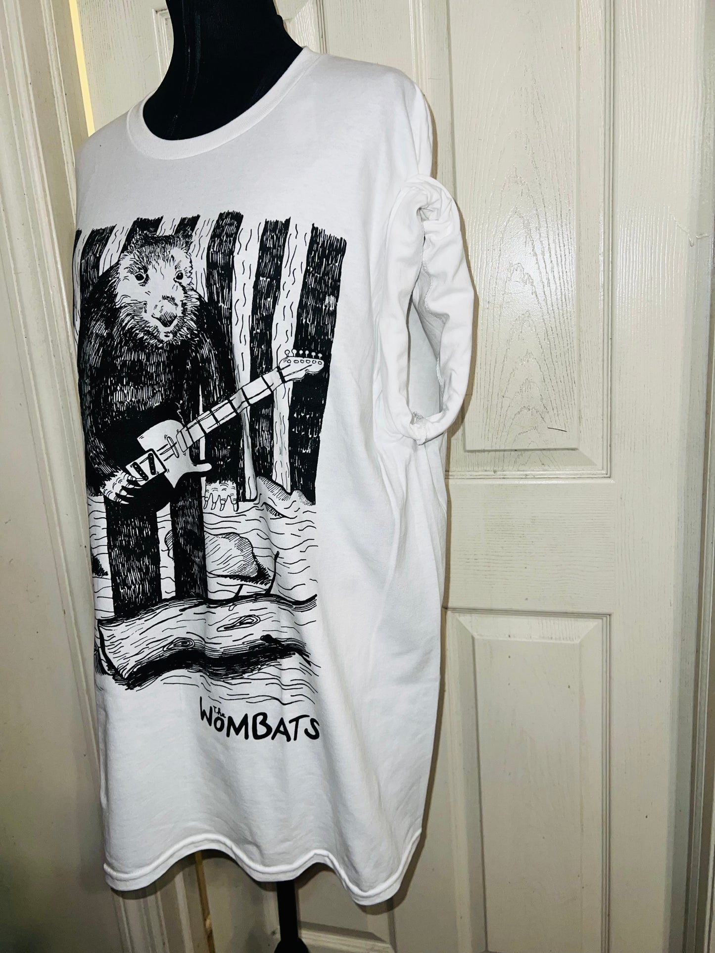 The Wombats Oversized Distressed Tee