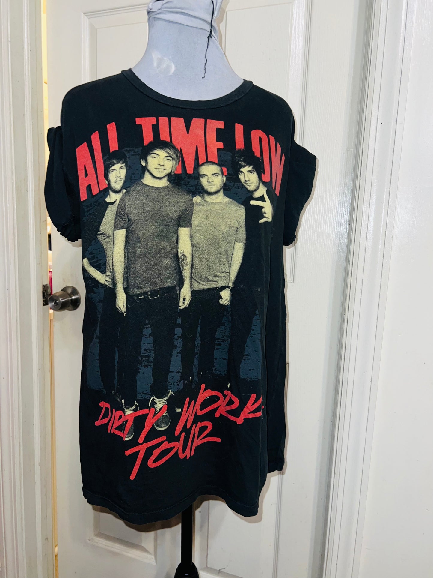 All Time Low Vintage Oversized Double Sided Tee