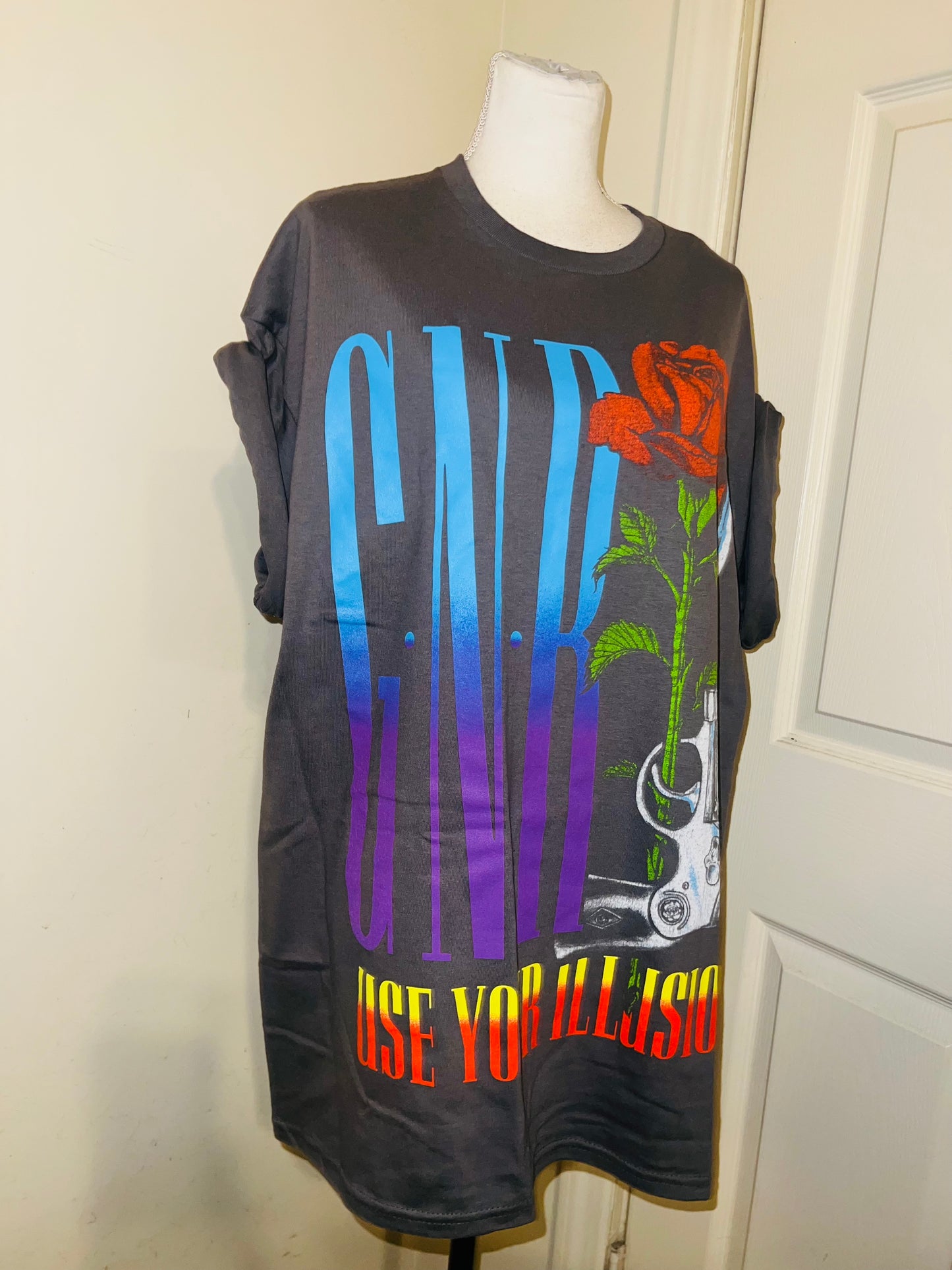 Guns N’ Roses Oversized Distressed Tee