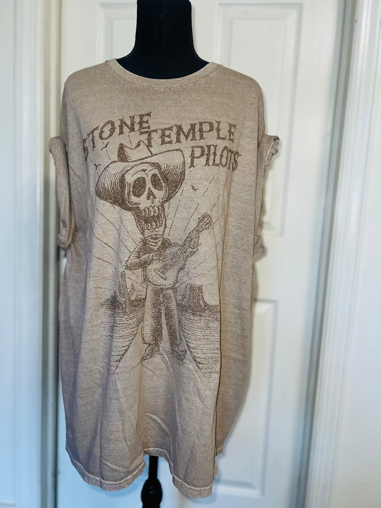 Stone Temple Pilots Oversized Distressed Tee
