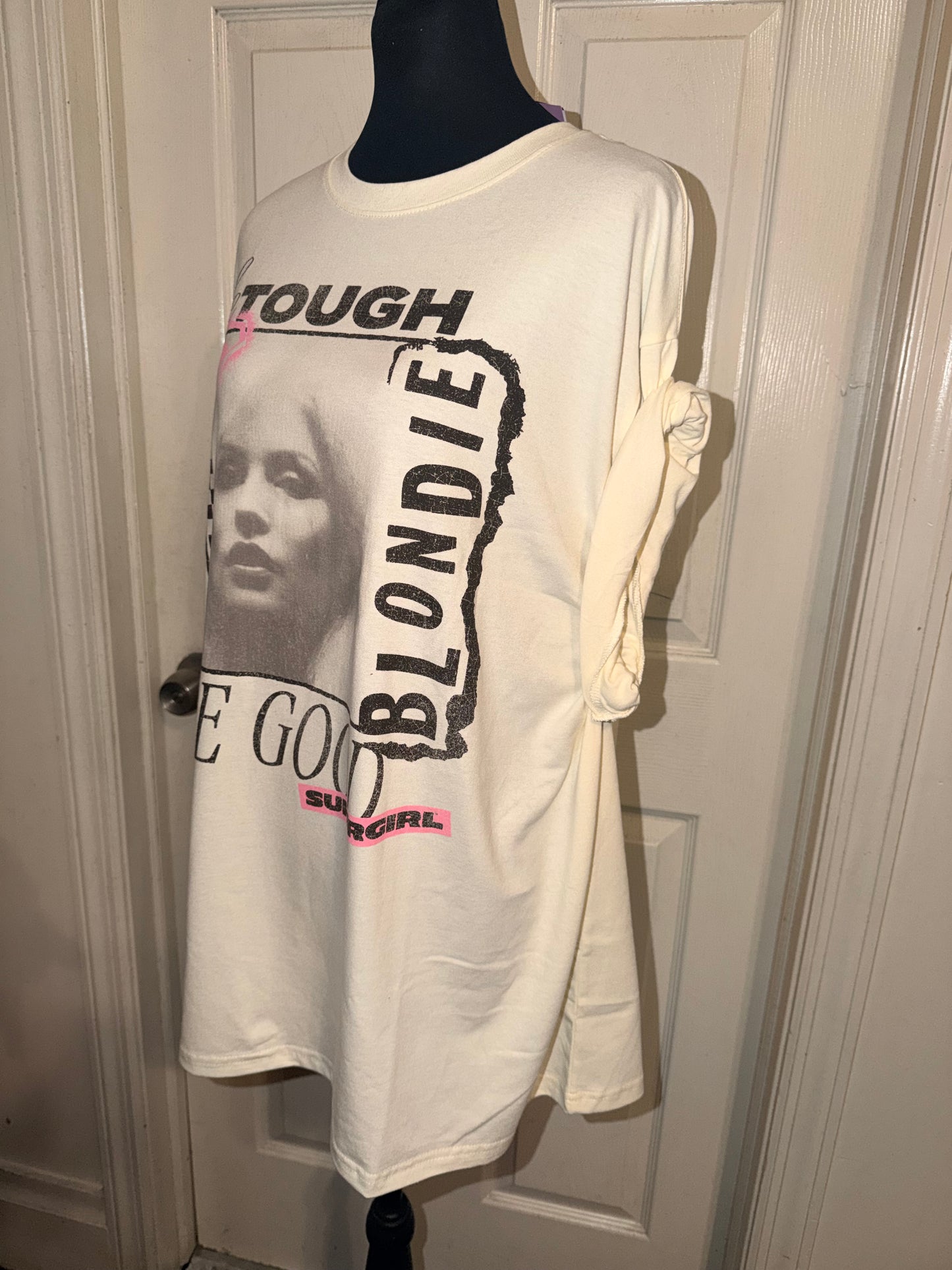 Blondie Oversized Distressed Tee