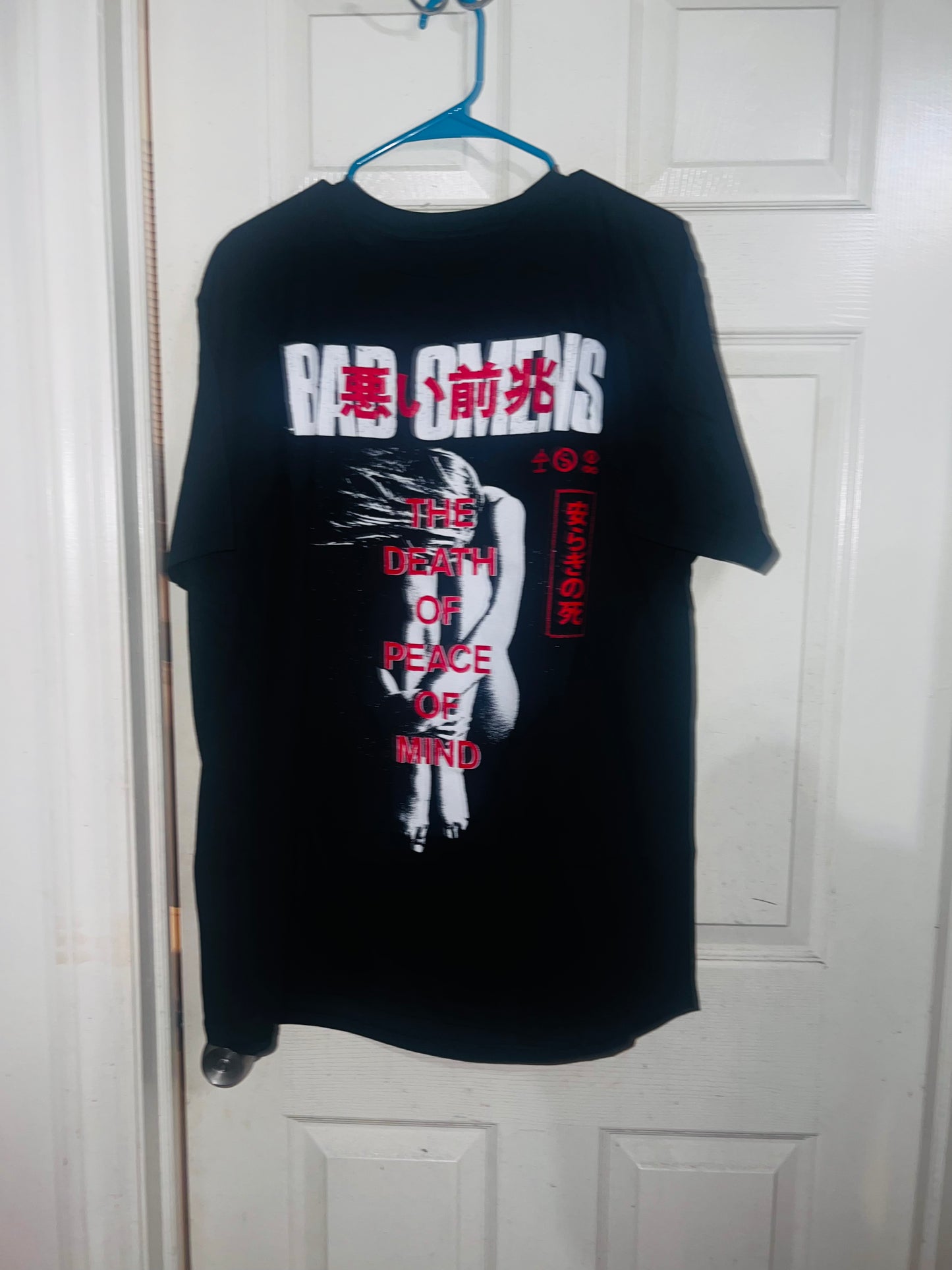 Bad Omens Oversized Distressed Tee