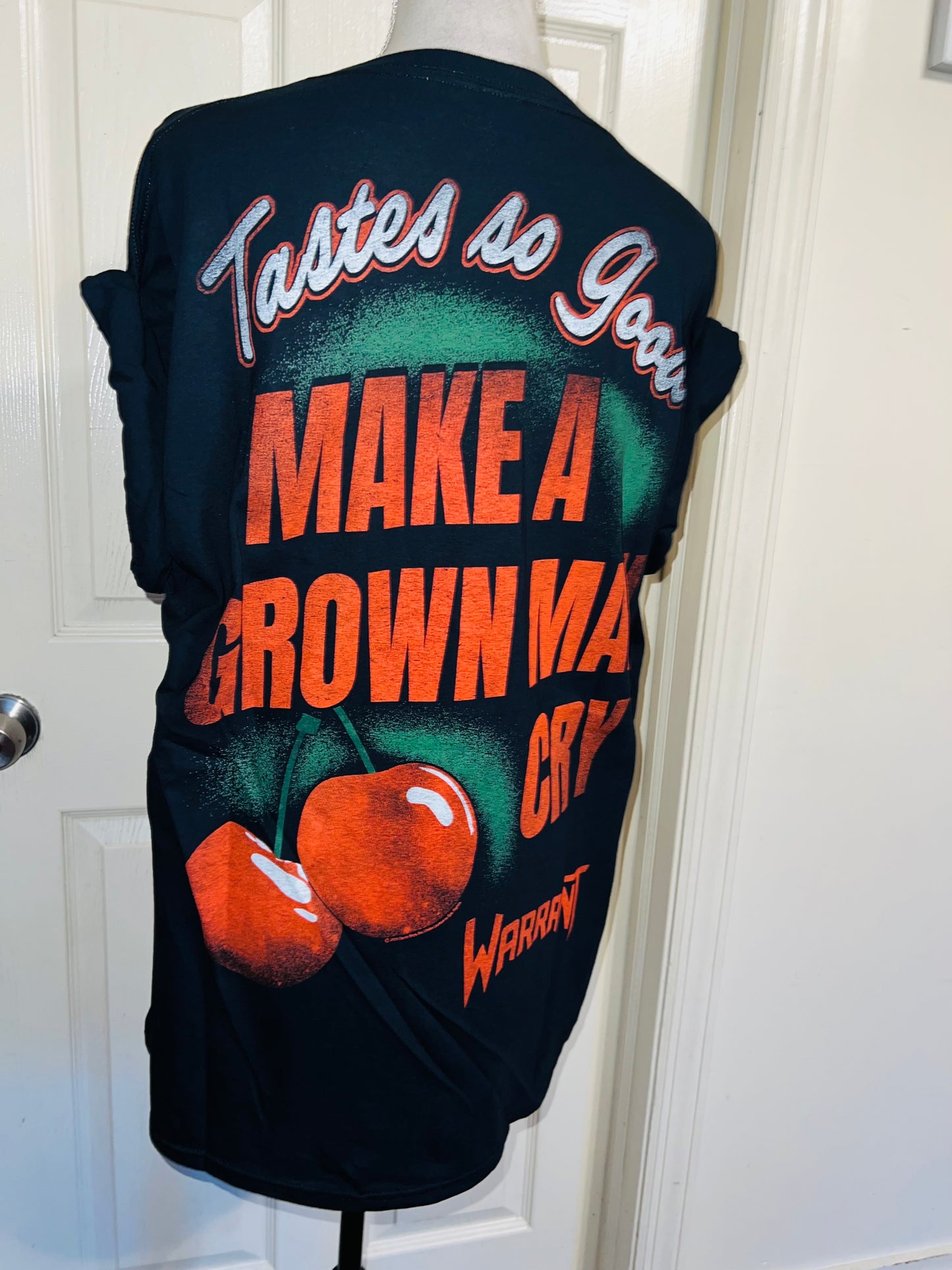 Warrant Double Sided Oversized Distressed Tee