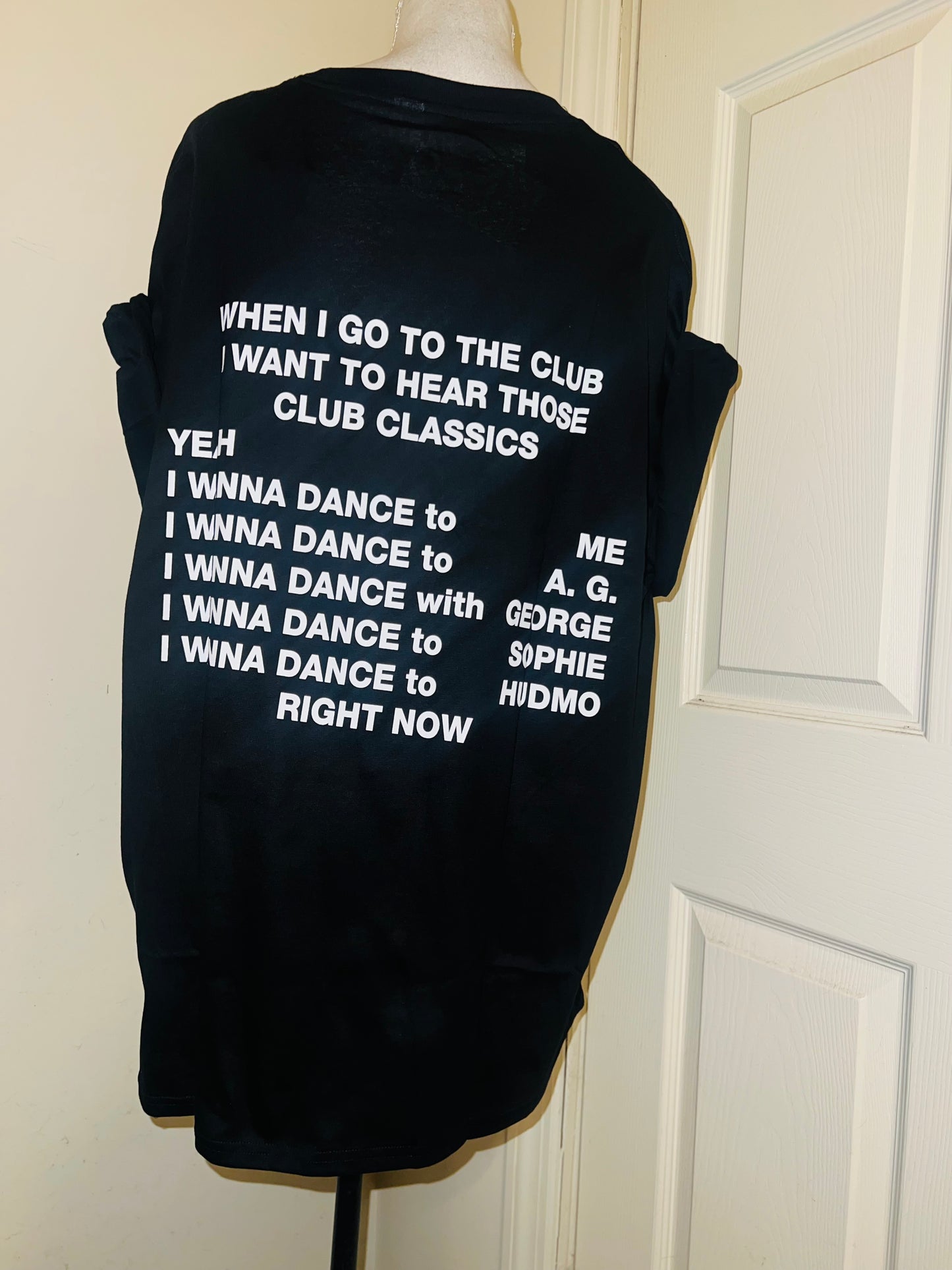 Charli XCX Double Sided Oversized Distressed Tee