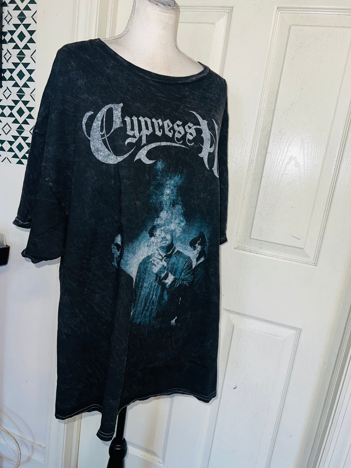 Cypress Hill Double Sided Oversized Distressed Tee