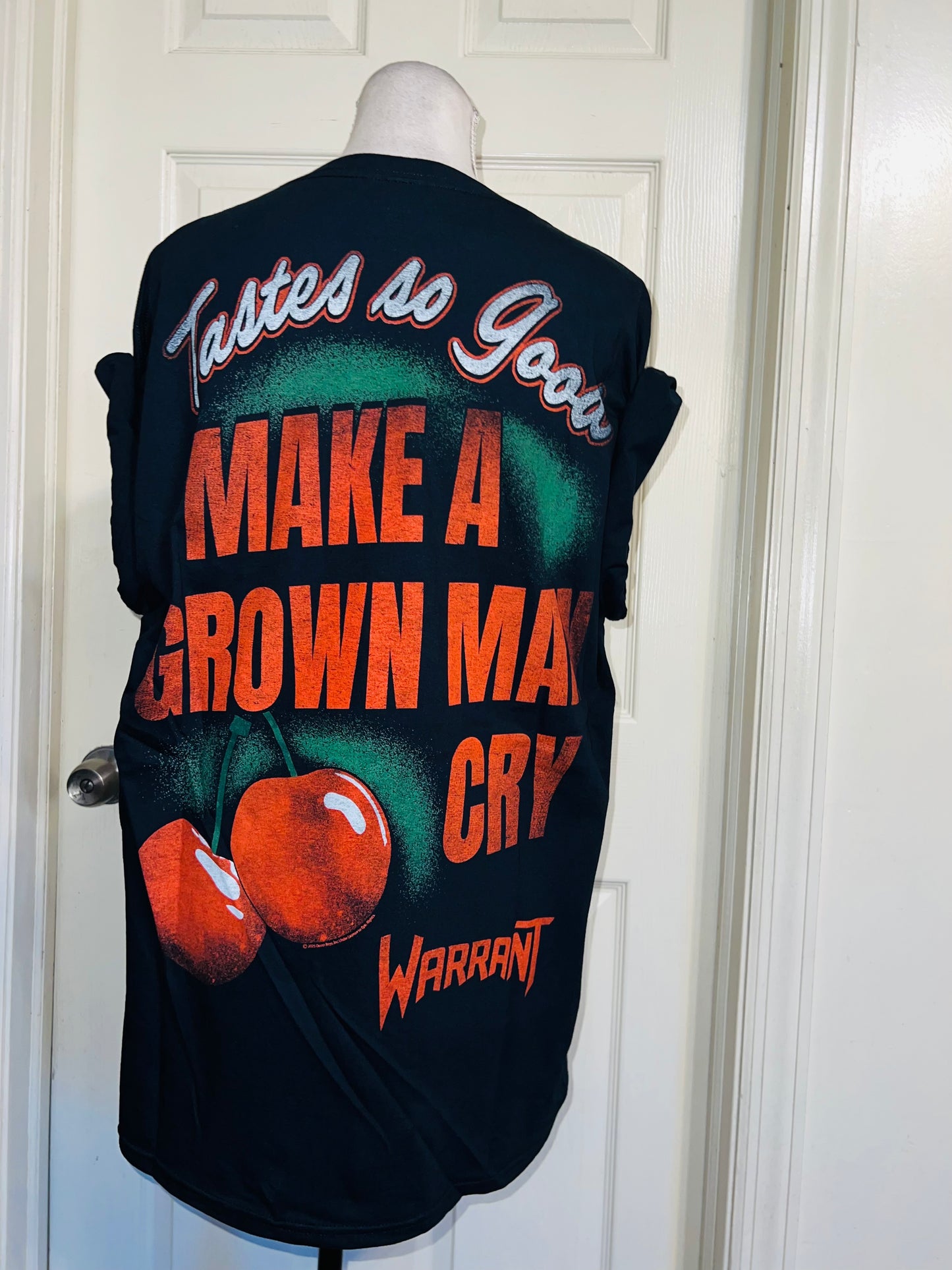 Warrant Double Sided Oversized Distressed Tee