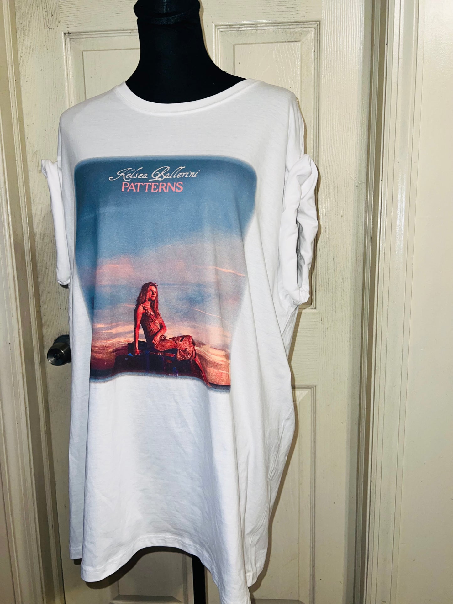 Kelsea Ballerini Oversized Double Sided Distressed Tour Tee