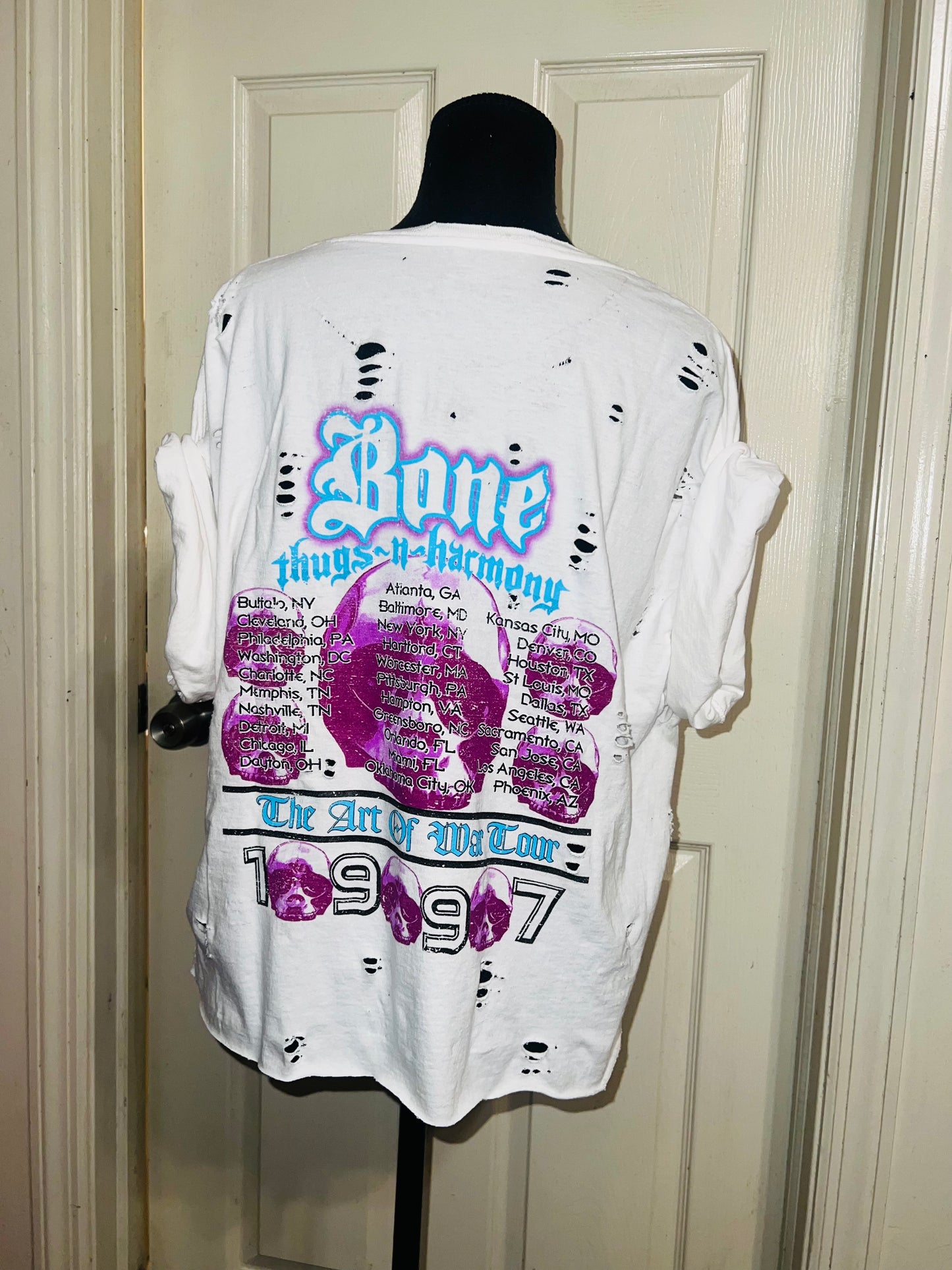 (Copy) Bone Thugs n Harmony Double Sided Oversized Distressed Tee