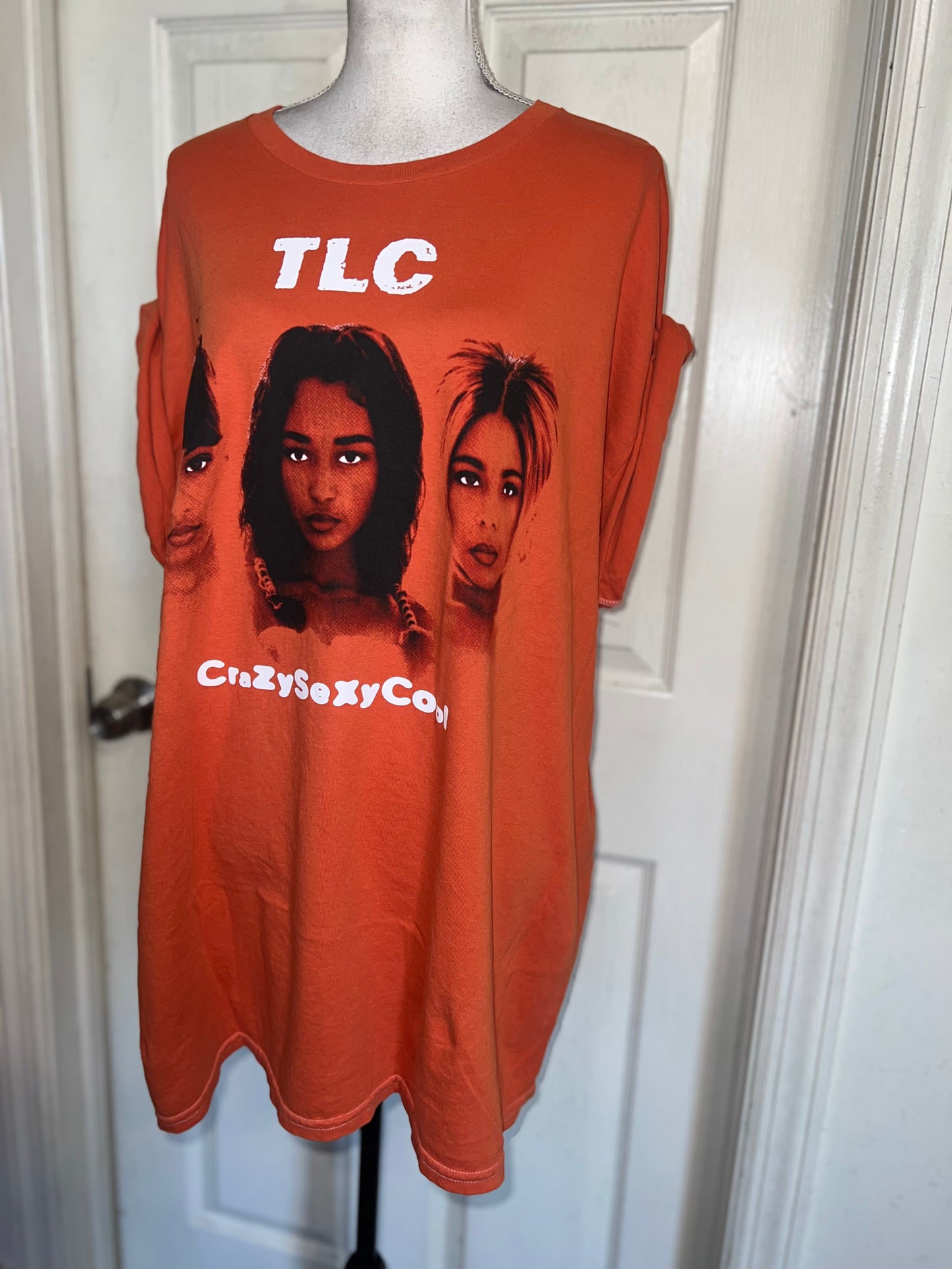 TLC Oversized Distressed Tee