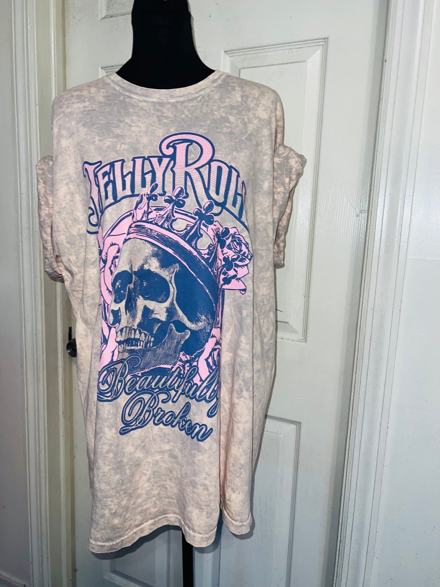 Jelly Roll Oversized Distressed Tee