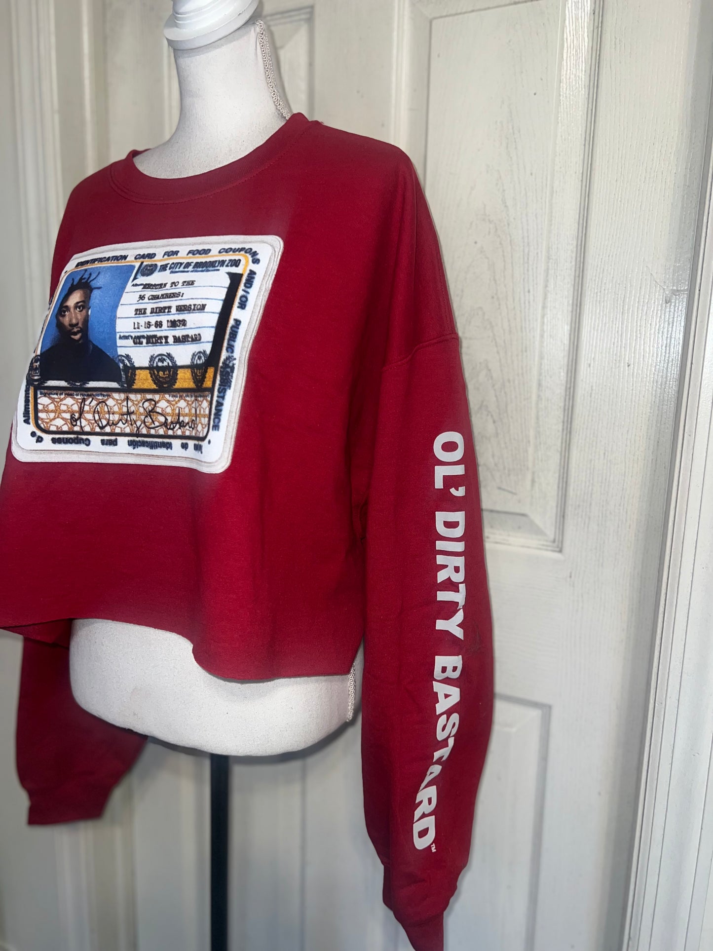 Ol’ Dirty Bastard Oversized Distressed Sweatshirt