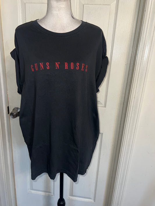 Guns n’ Roses Double Sided Oversized Distressed Tee