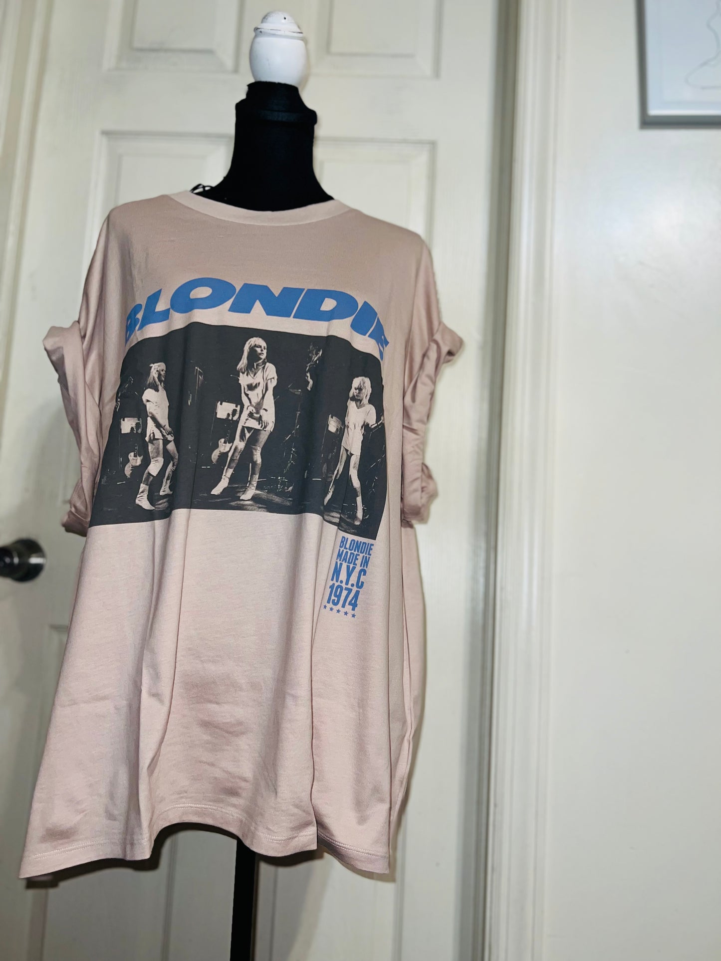 Blondie Oversized Distressed Tee