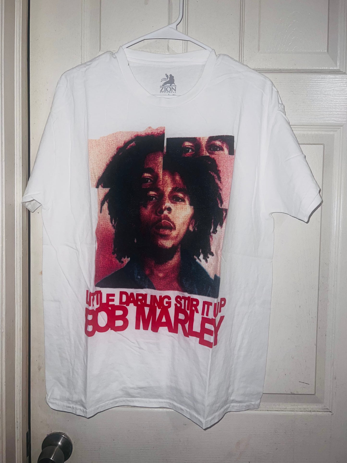 Bob Marley Oversized Distressed Tee