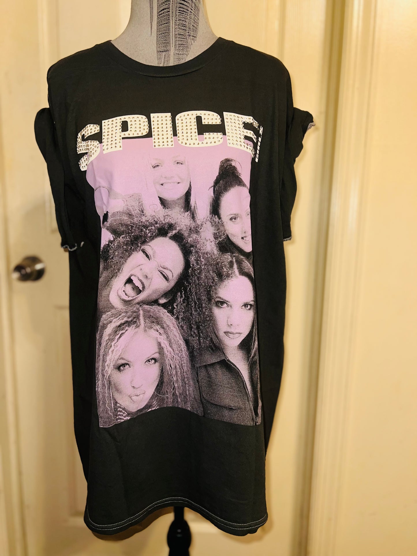 The Spice Girls Oversized Distressed Tee