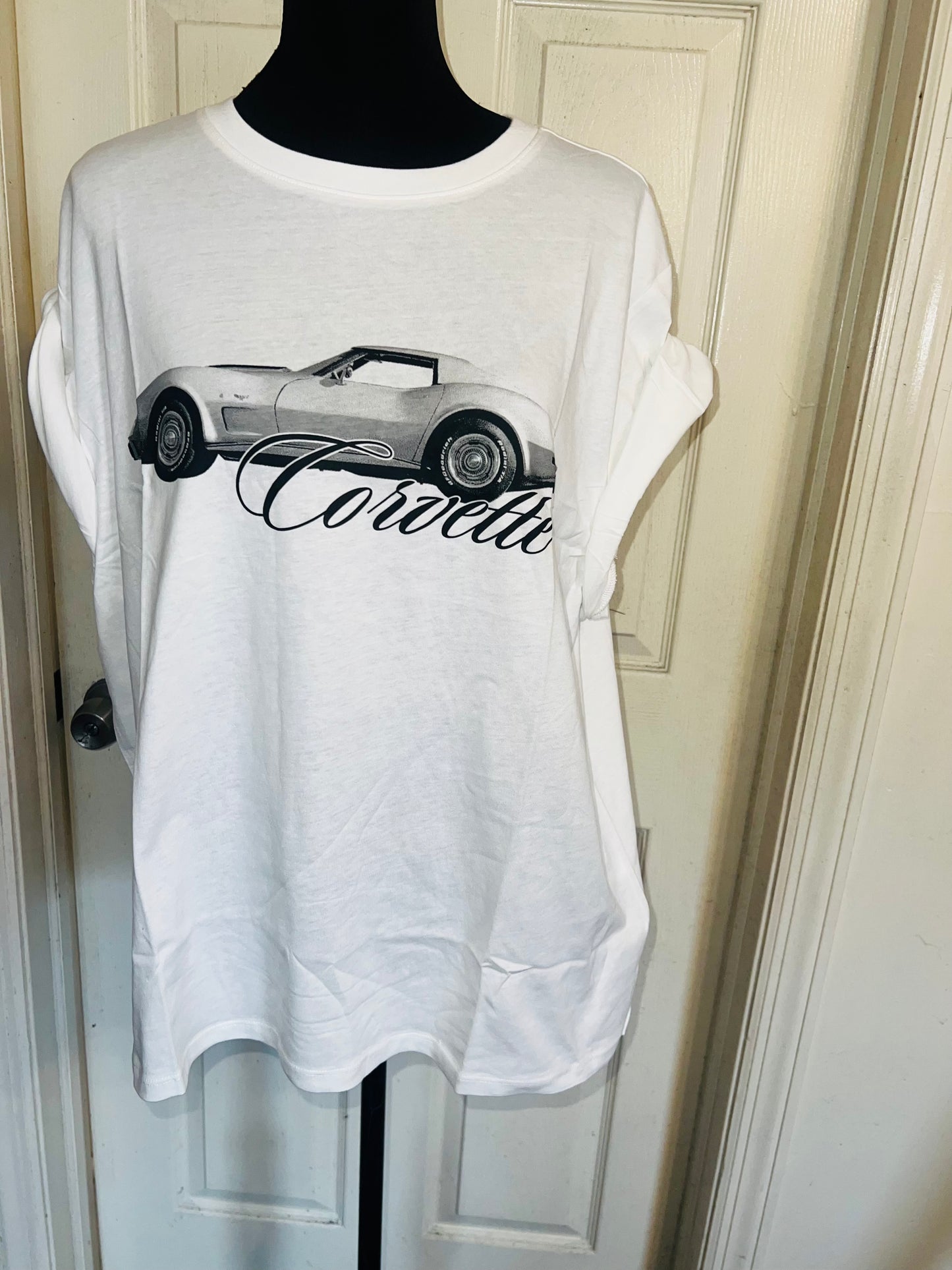 Corvette Oversized Distressed Tee