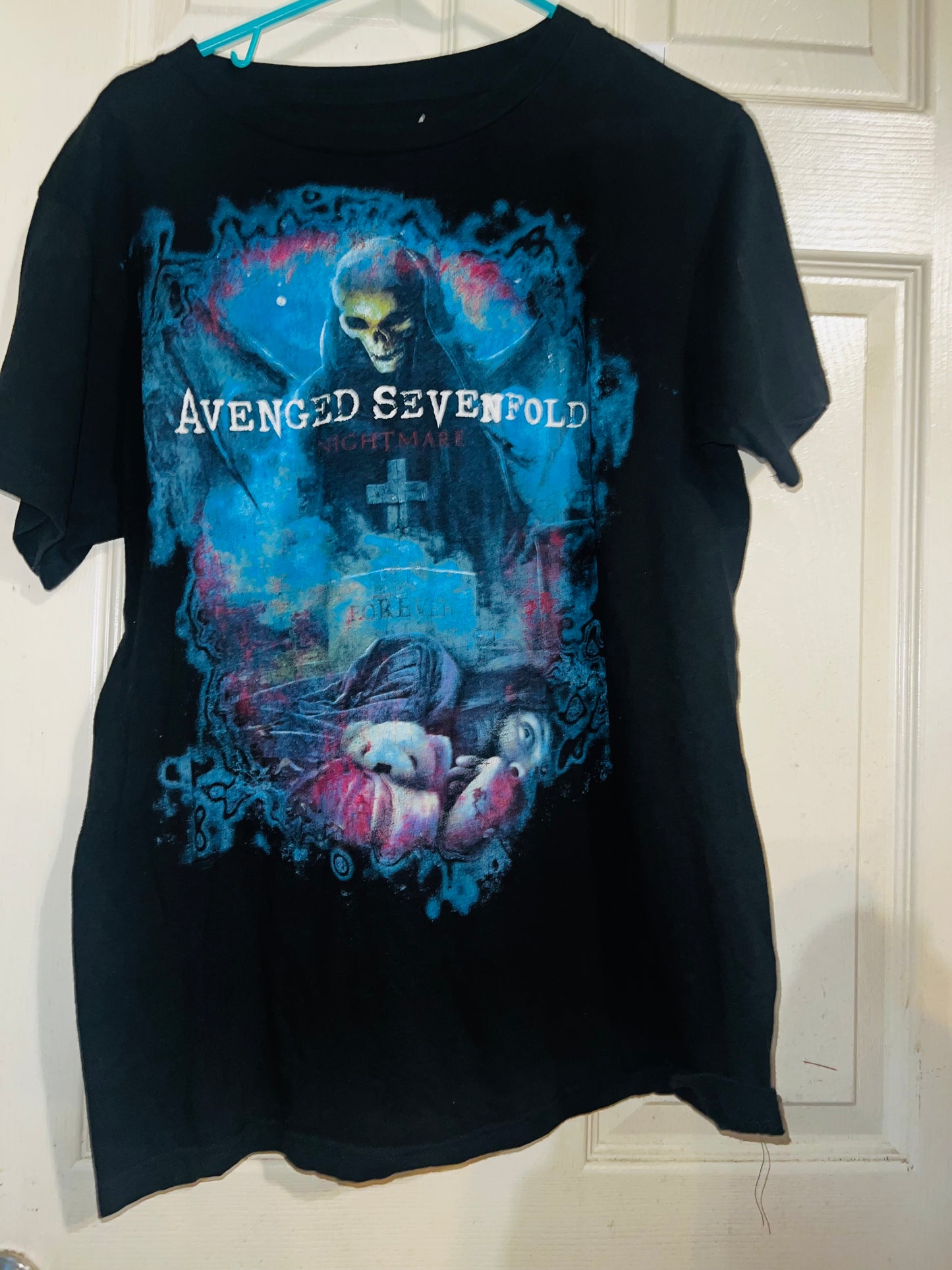 Avenged Sevenfold Oversized Distressed Vintage Tee