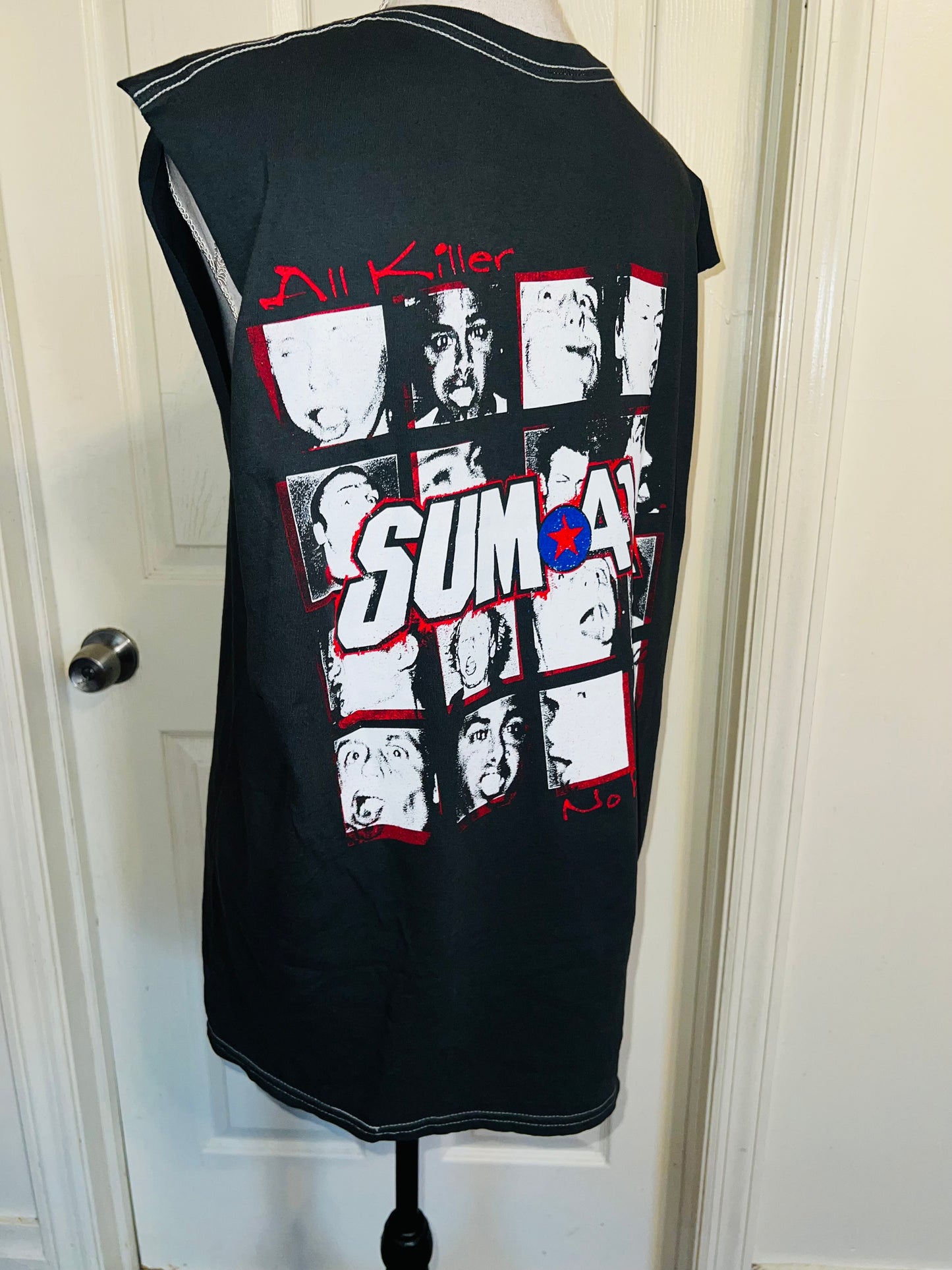 Sum 41 Double Sided Oversized Distressed Tank