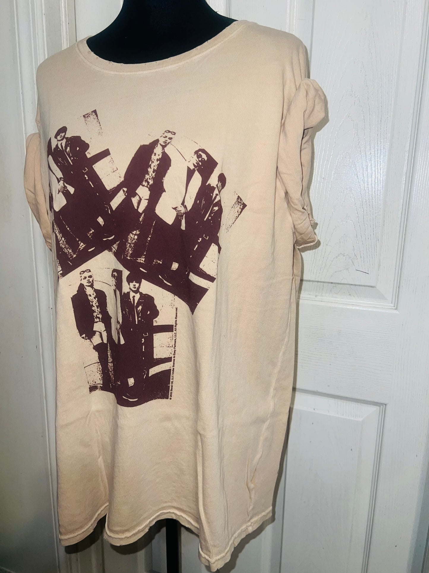 Blondie Double Sided Oversized Distressed Tee