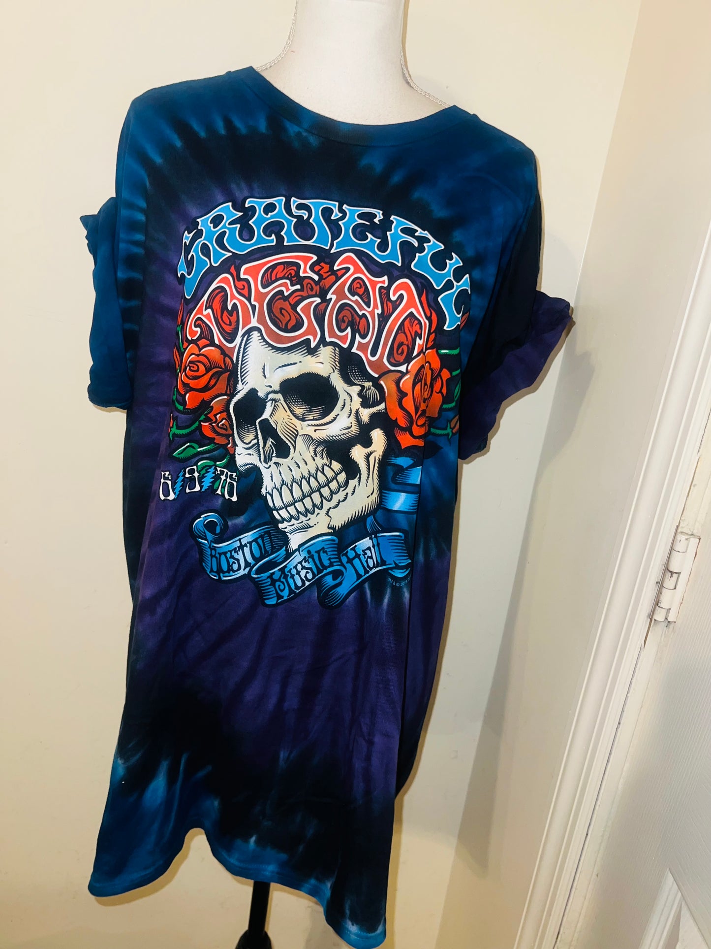 Grateful Dead Boston Oversized Distressed Tee