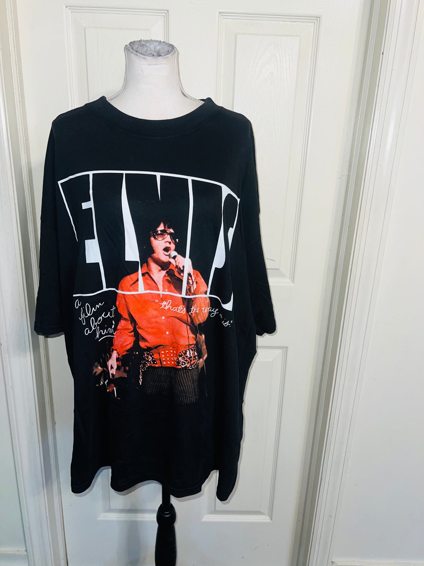 Elvis Oversized Distressed Tee