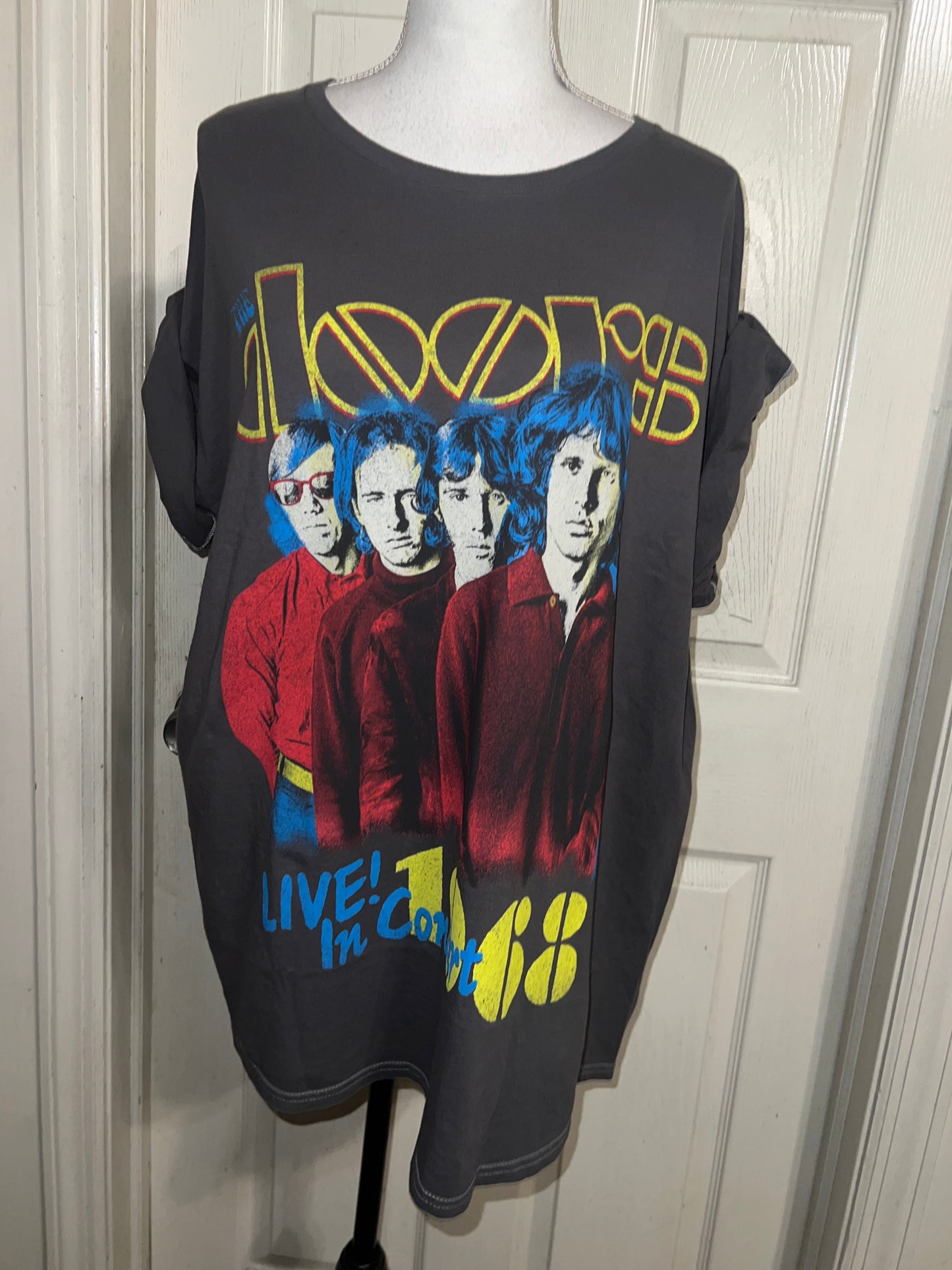 The Doors Double Sided Oversized Distressed Tee