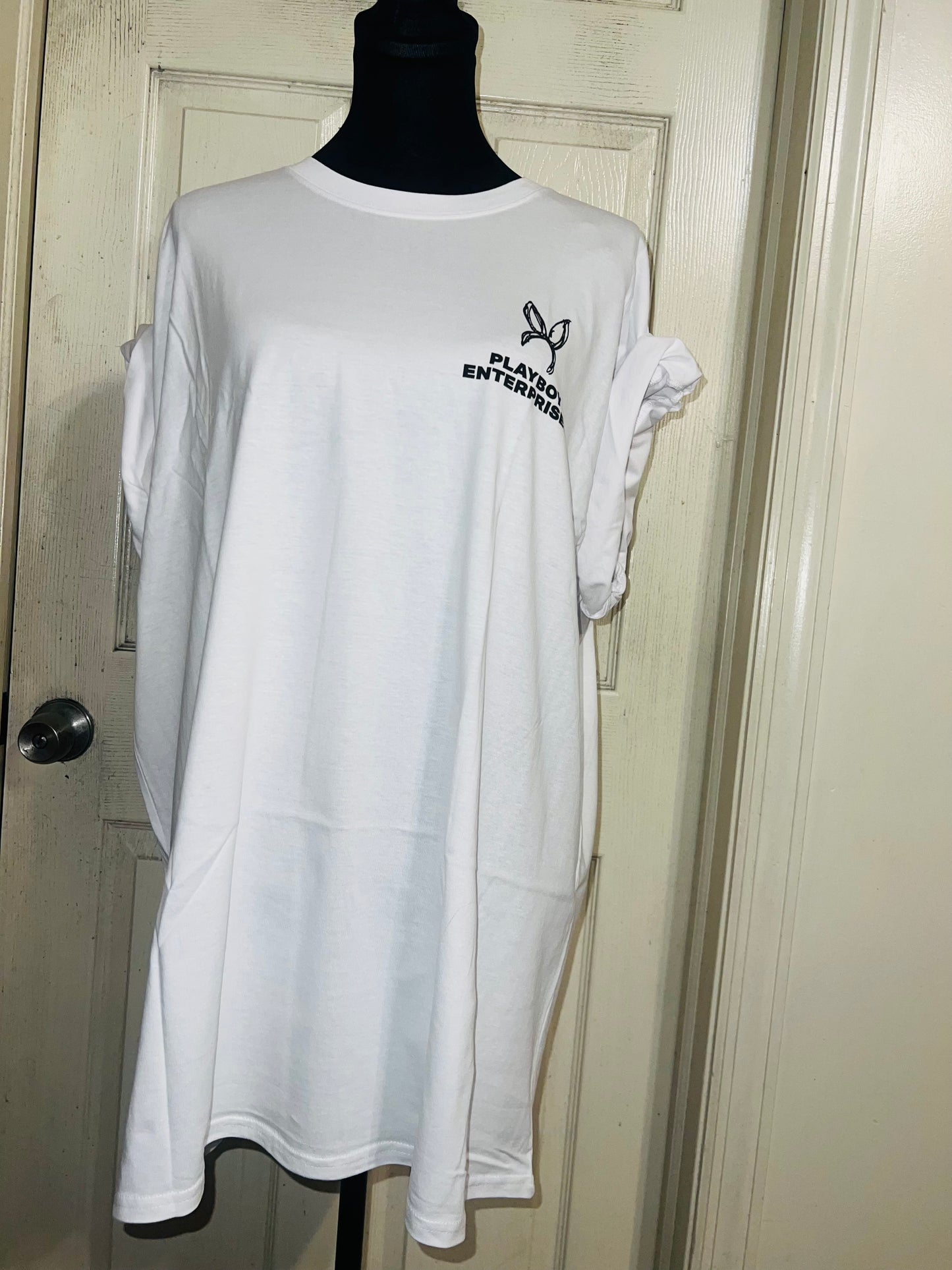 Playboy Double Sided Oversized Distressed Tee